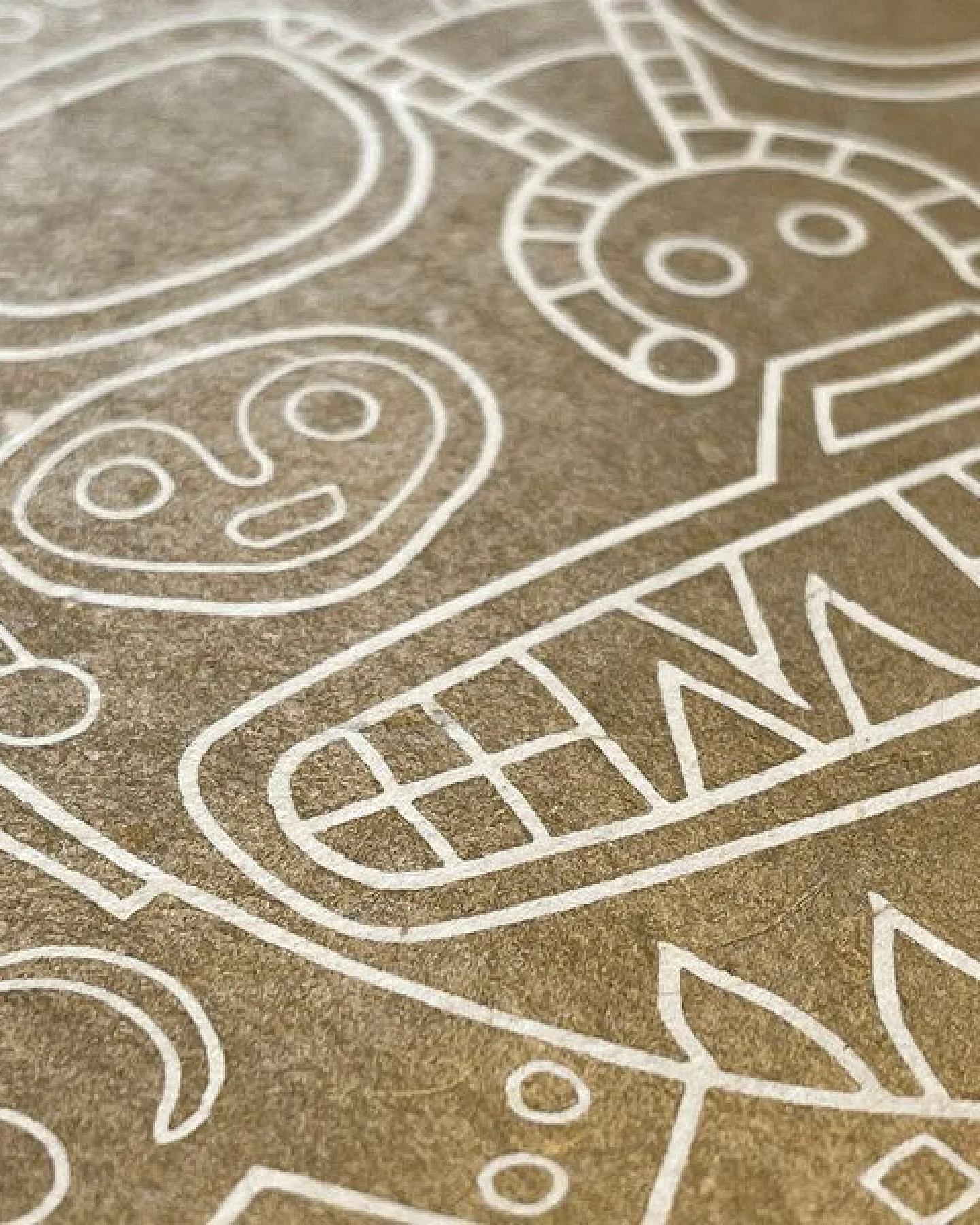 Veskor Cassiopeia TIKI VIRACOCHA Heilige Geometrie Linoldruck – Ansicht 2