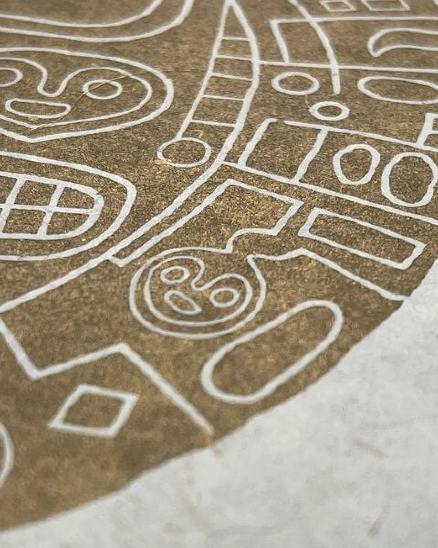 Veskor Cassiopeia TIKI VIRACOCHA Heilige Geometrie Linoldruck – Ansicht 4