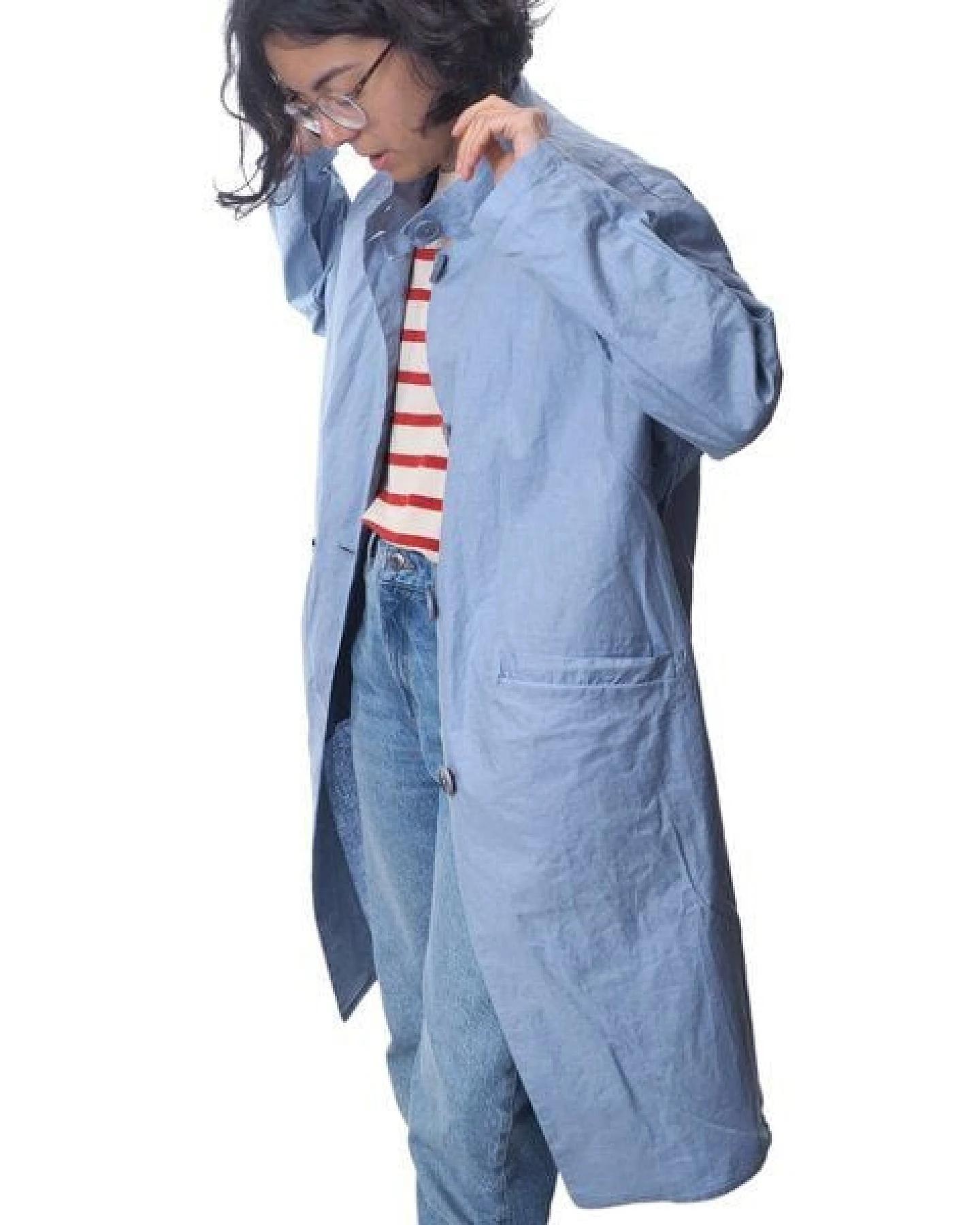 LangerChen Sommermantel Coat Mira Long – Ansicht 2