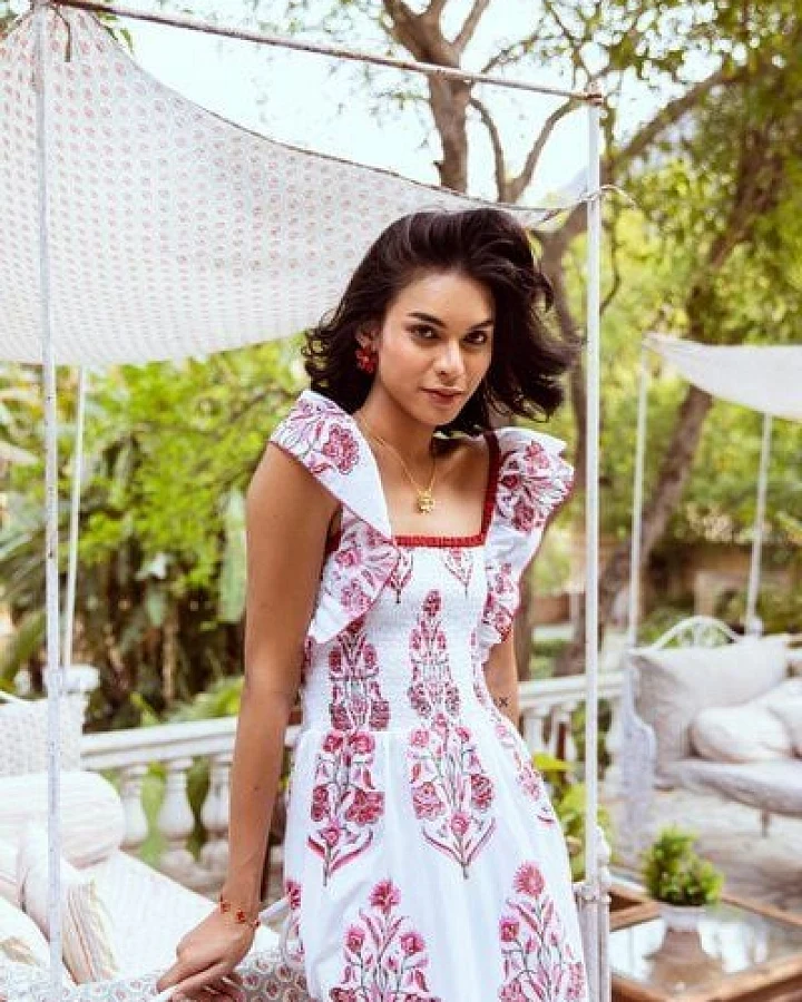 Haus of Namaste Midikleid aus Bio-Baumwolle – handbedruckt mit veganen Farben