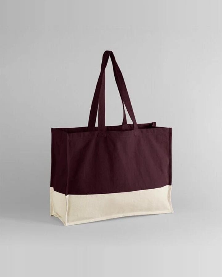 Westford Mill Tragetasche Umhängetaschen Einkaufstasche Shopper 52 x 38,5 x 16 cm zweifarbig