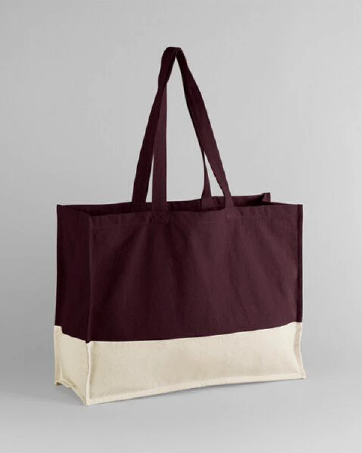 Westford Mill Tragetasche Umhängetaschen Einkaufstasche Shopper 52 x 38,5 x 16 cm zweifarbig