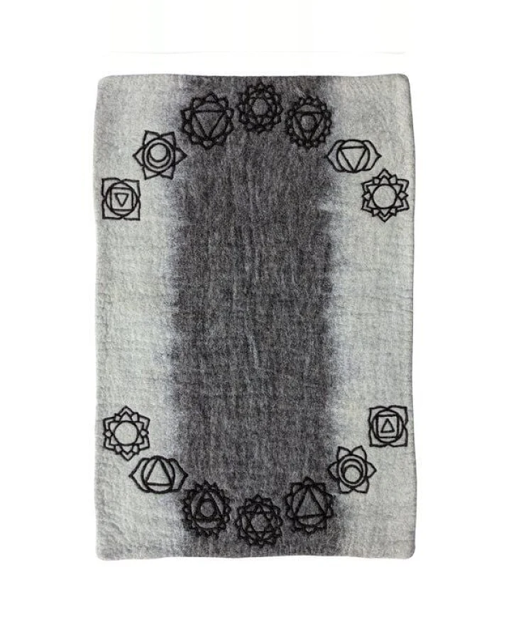Wooliie Chakra - Handgefertigte Wollmatte