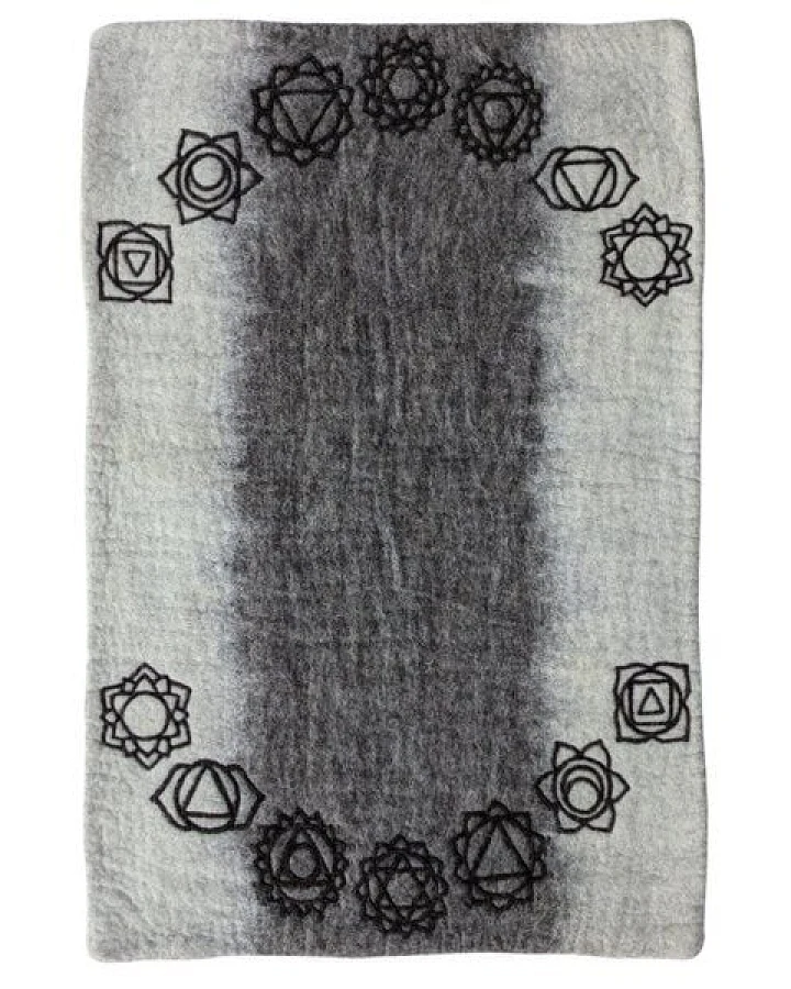 Wooliie Chakra - Handgefertigte Wollmatte