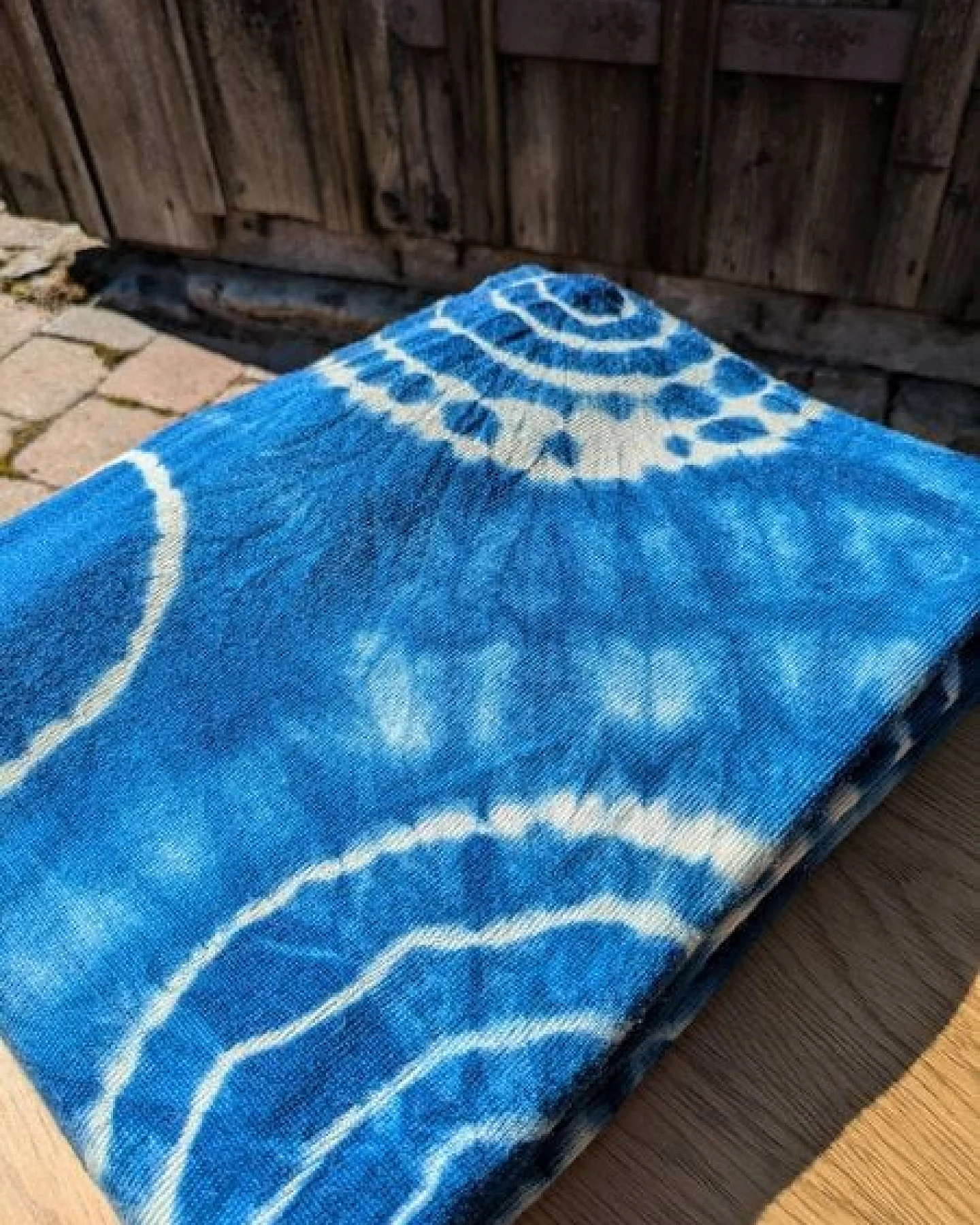 Wooliie Handgefertigte Babydecke aus 100 % Merinowolle – pflanzlich gefärbt – Ansicht 3
