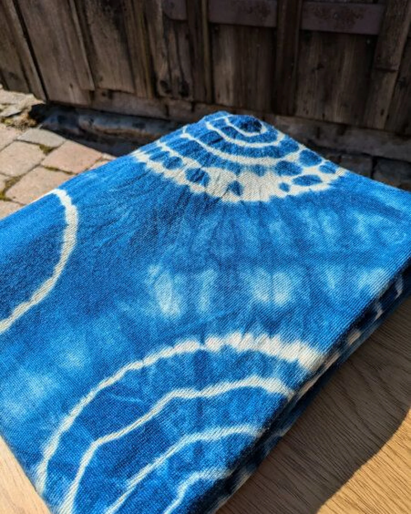 Wooliie Handgefertigte Babydecke aus 100 % Merinowolle – pflanzlich gefärbt – Ansicht 3