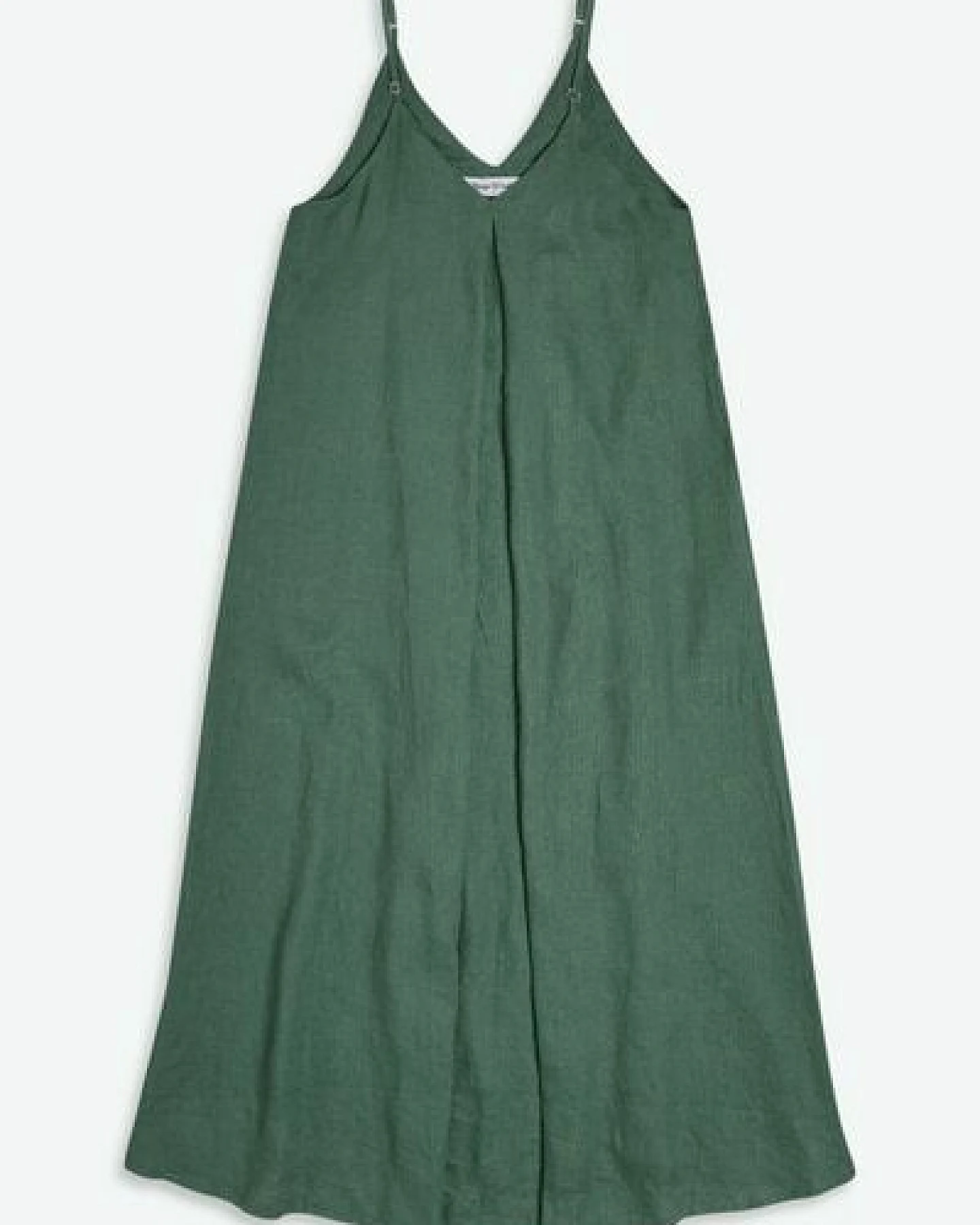 Kings Of Indigo Kleid AUBREY, Bistro Green, 100% Leinen – Ansicht 4