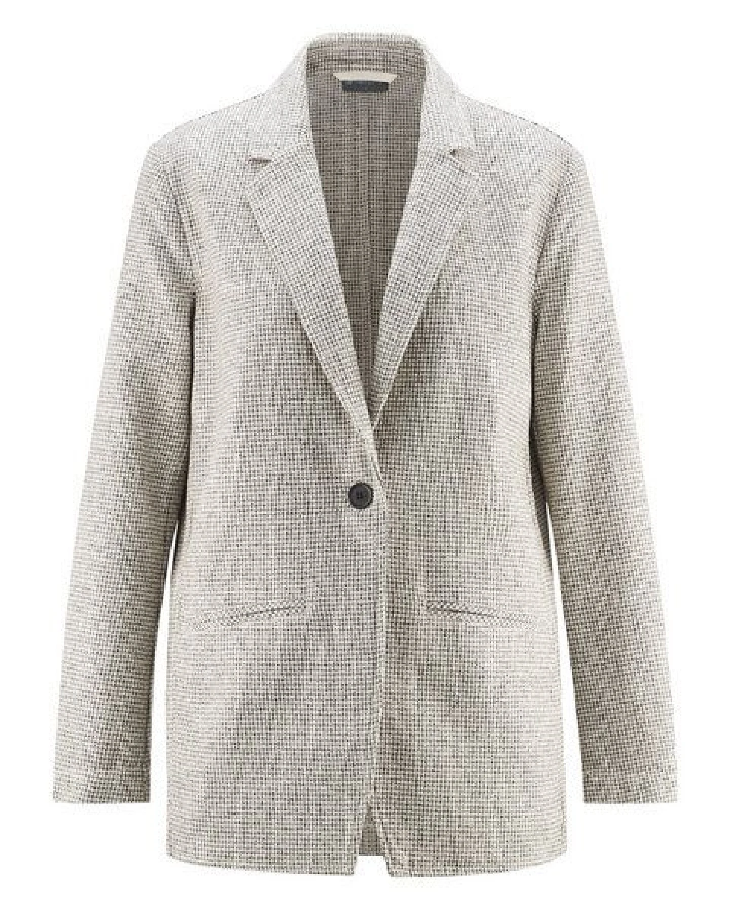 HempAge Damen Blazer Pepita Hanf/Biobaumwolle – Ansicht 3