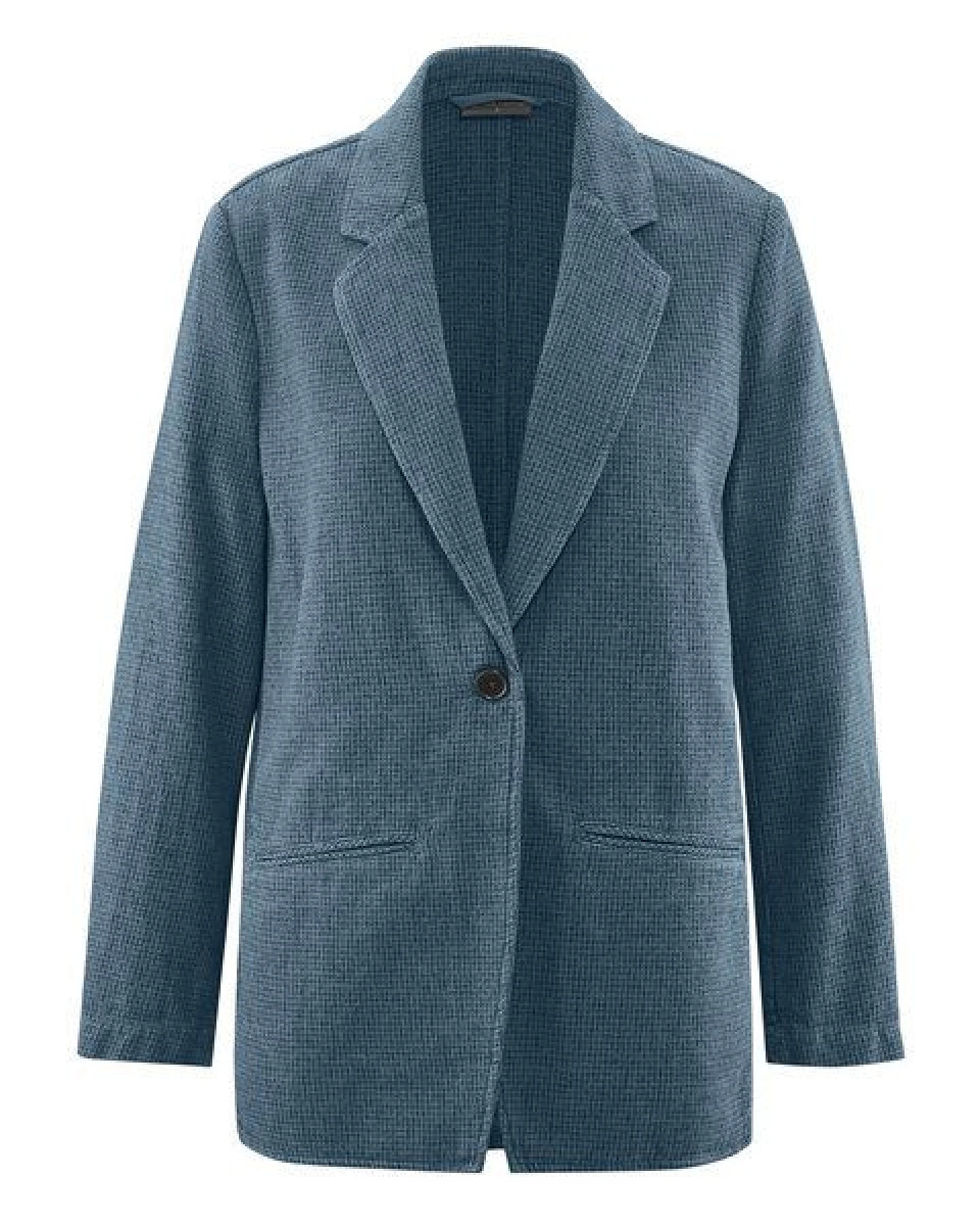 HempAge Damen Blazer Pepita Hanf/Biobaumwolle – Ansicht 3
