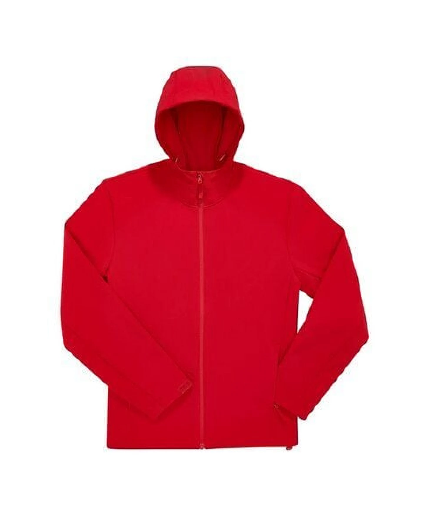 B&C Unisex Softshell-Jacke mit Kapuze Wasserdicht Atmungsaktiv Winddicht – Ansicht 3