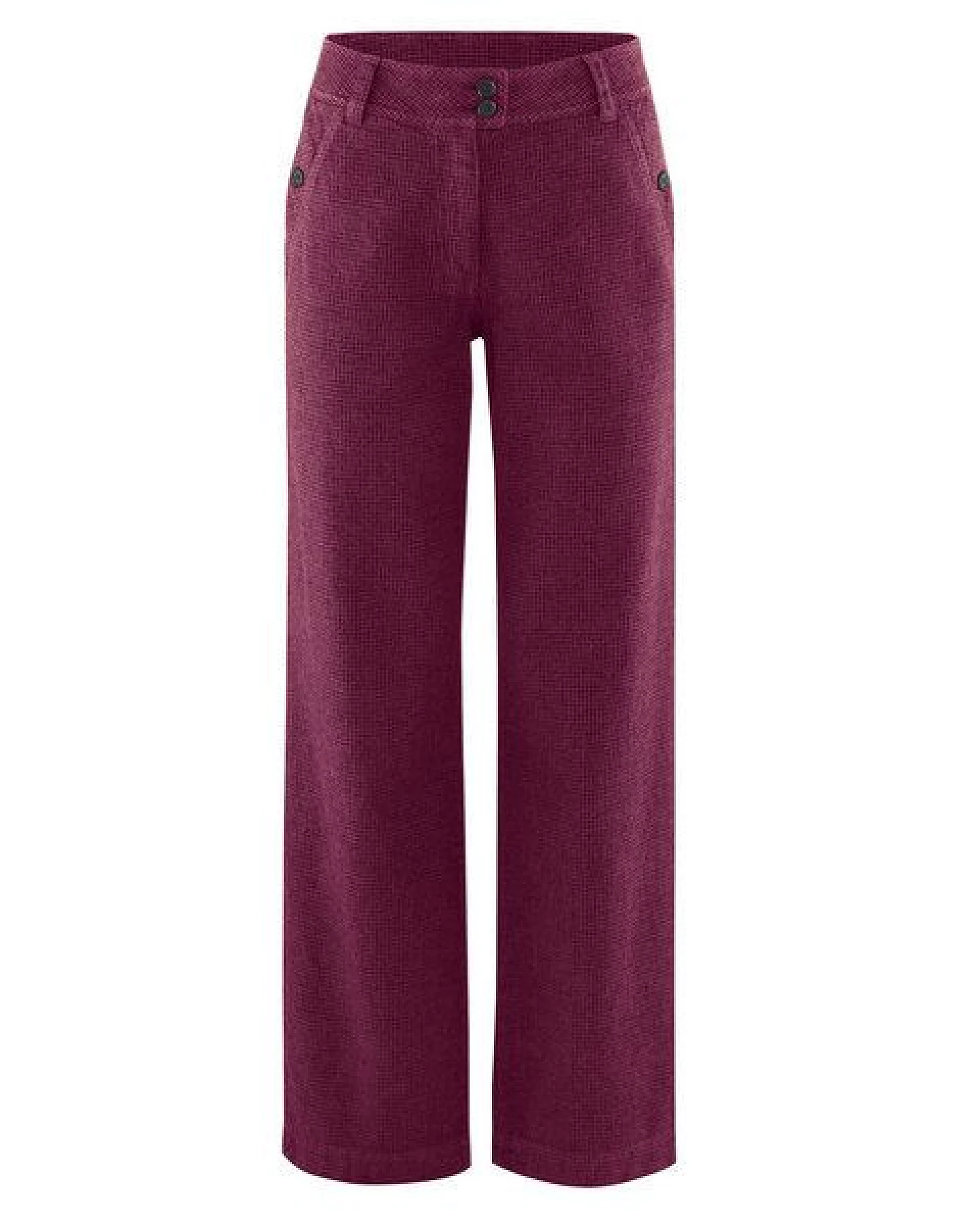 HempAge Damenhose mit Pepita-Muster Hanf/Biobaumwolle – Ansicht 2