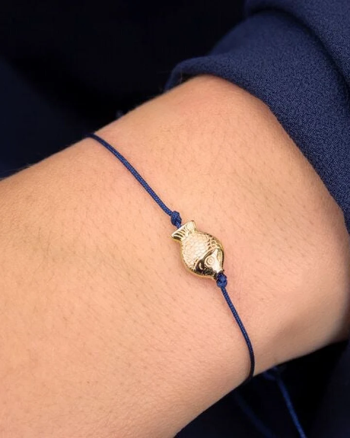 Bow & Hummingbird Armband auf Karte - Fisch - Gegen den Strom