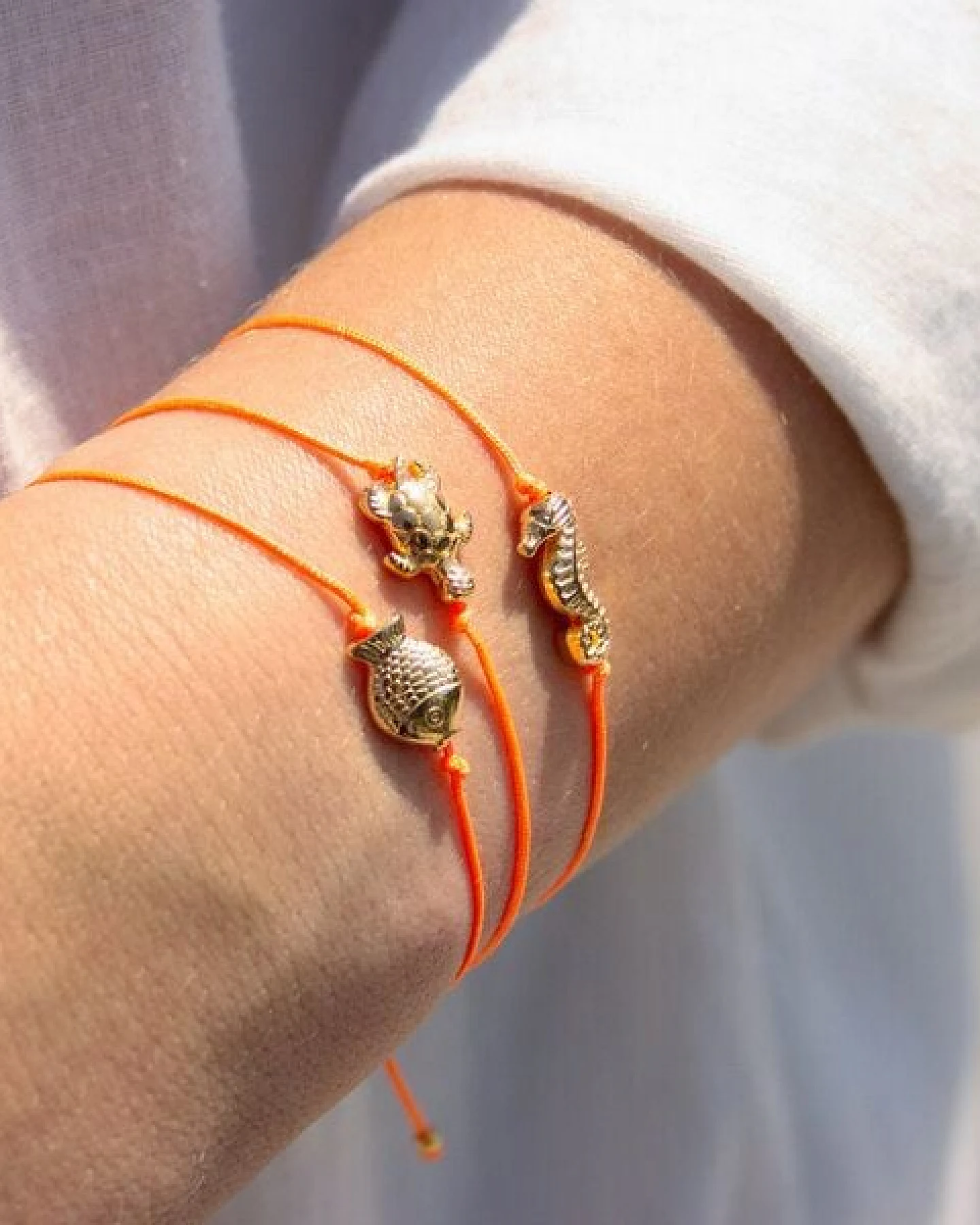 Bow & Hummingbird Armband auf Karte - Fisch - Gegen den Strom – Ansicht 3