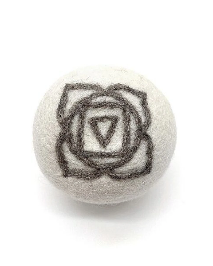 Wooliie Handgefertigte Chakra-Bälle aus 100 % naturbelassener Schurwolle – 7 Designs