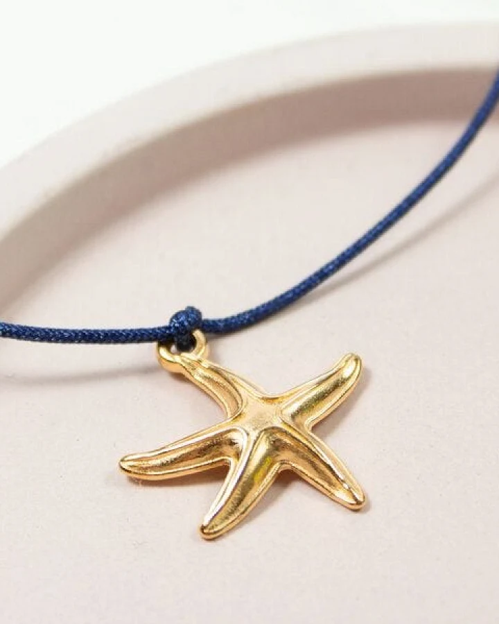 Bow & Hummingbird Armband auf Karte - Seestern - Schatzkarte