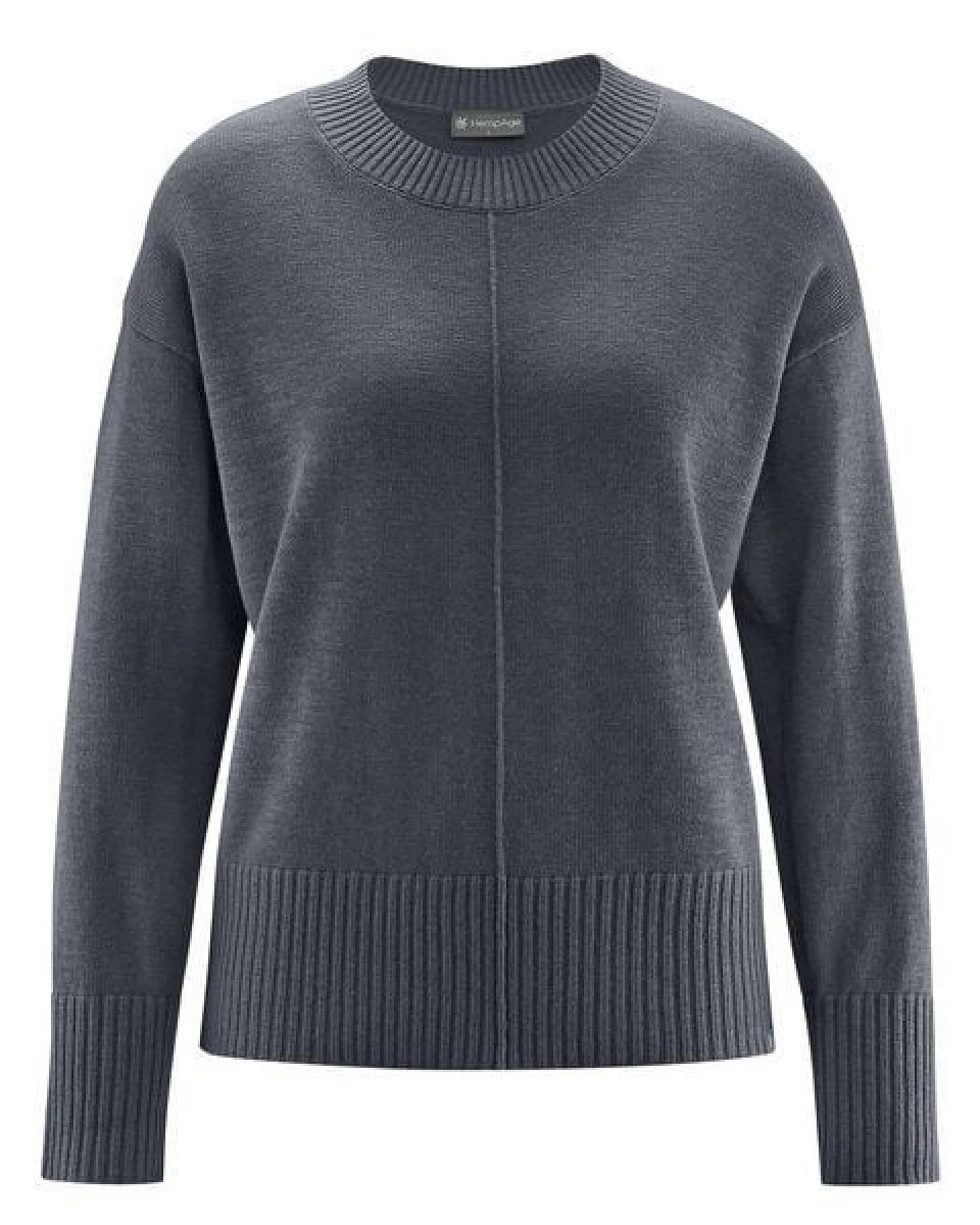 HempAge Strickpullover in Flammgarn Hanf/Biobaumwolle – Ansicht 2
