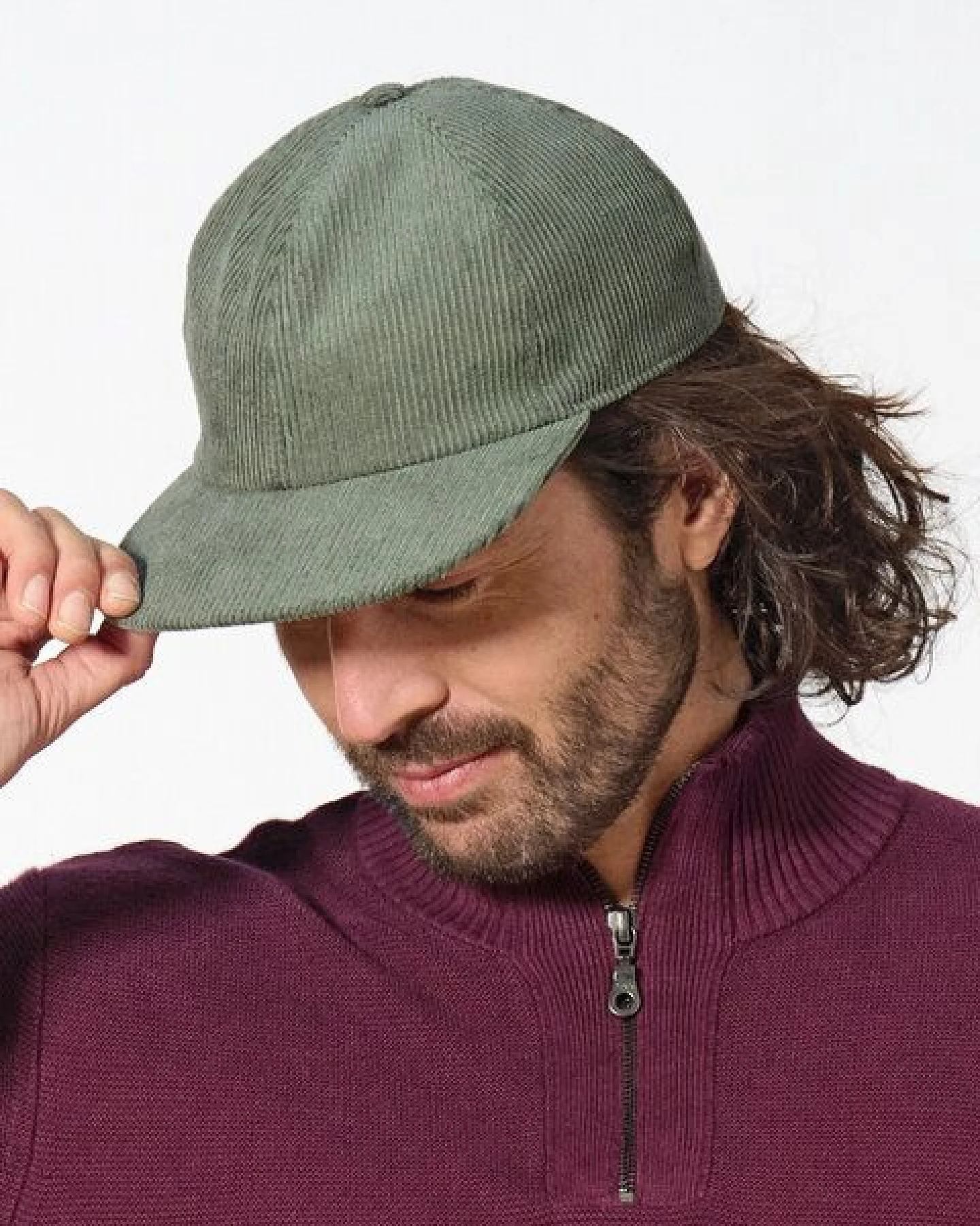 HempAge Baseball Cap Cord Hanf/Biobaumwolle – Ansicht 2