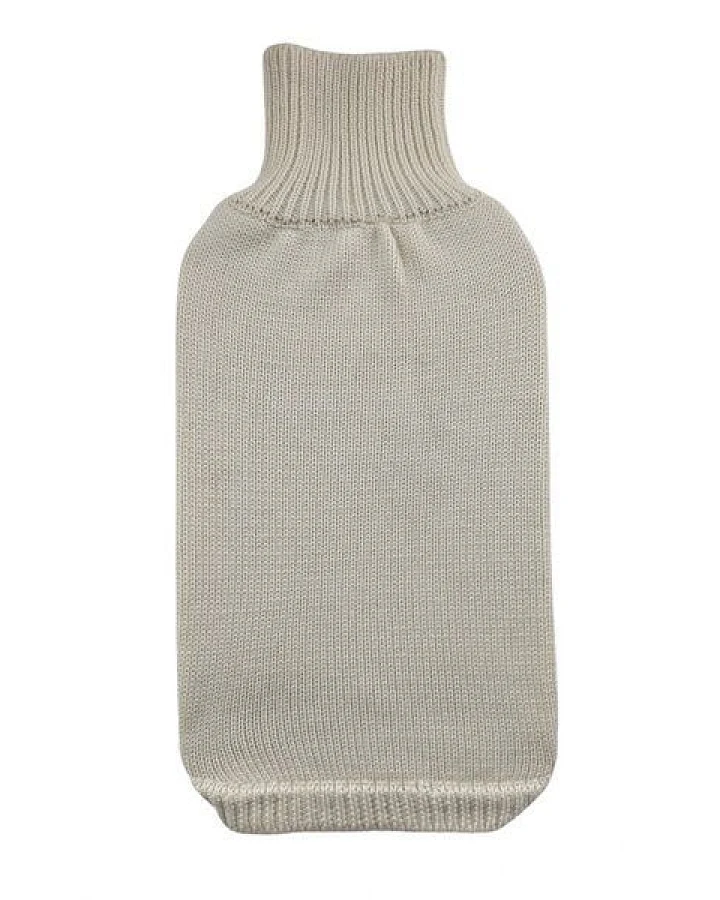 Wooliie Natural Vibe – Handgefertigter Hundepullover aus 100 % Merinowolle in Naturfarbe, glatt gestrickt
