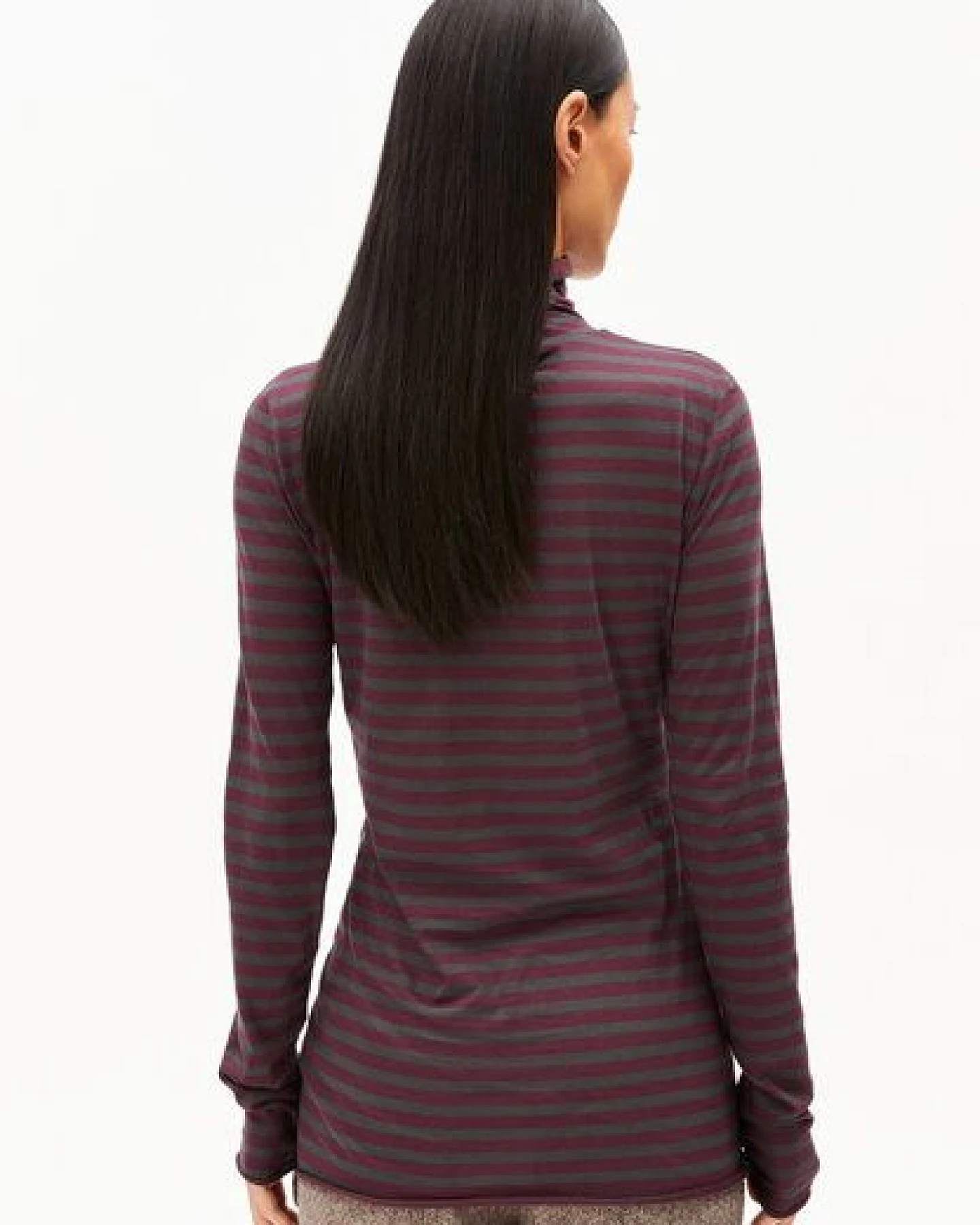 ARMEDANGELS GRAZILIANAA STRIPES Damen Longsleeve aus Bio-Baumwolle – Ansicht 2