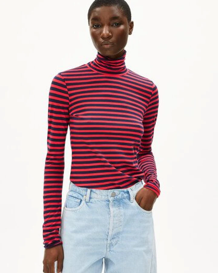 ARMEDANGELS GRAZILIANAA STRIPES Damen Longsleeve aus Bio-Baumwolle