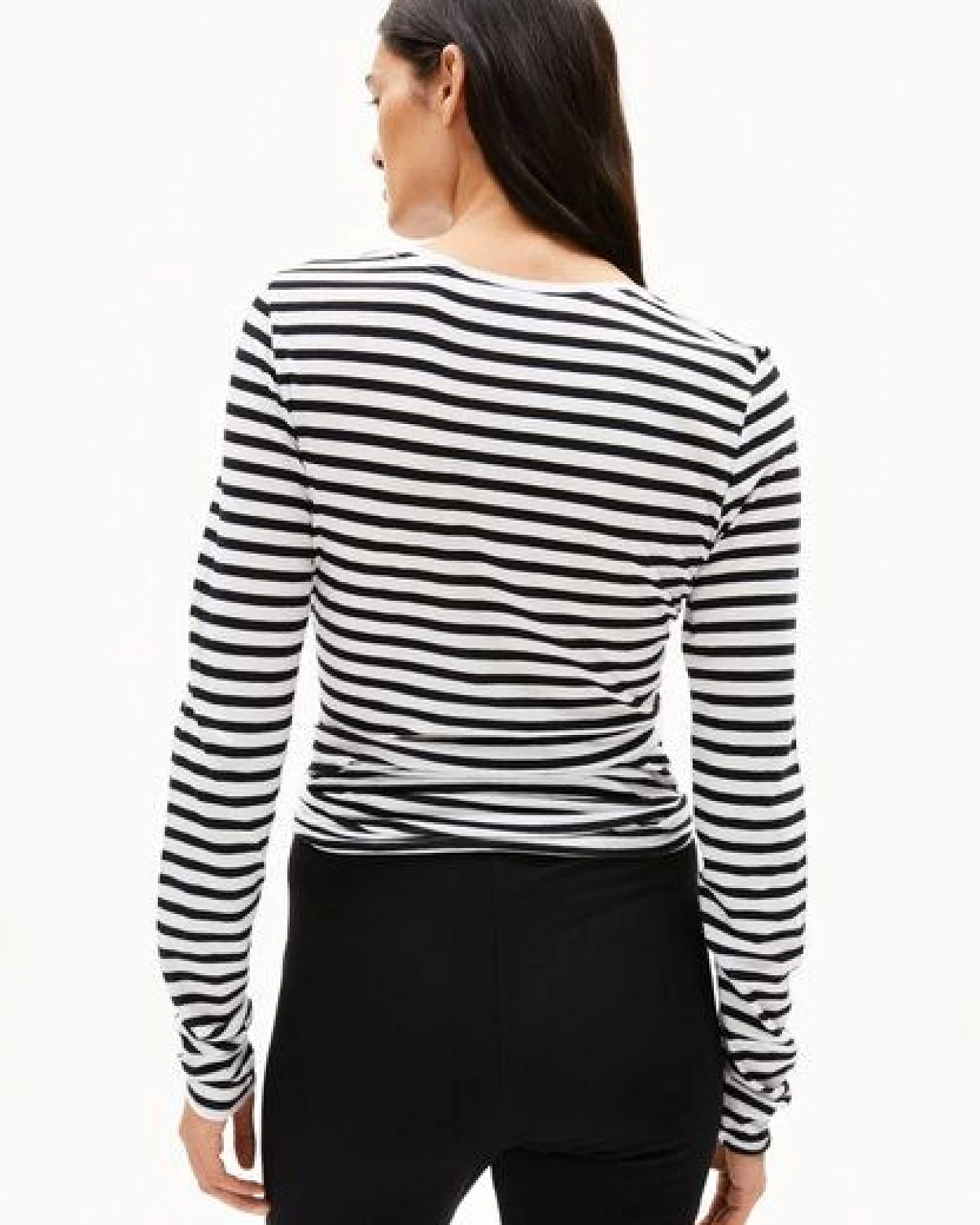 ARMEDANGELS EINIAARA STRIPES Damen Longsleeve aus Bio-Baumwolle – Ansicht 2