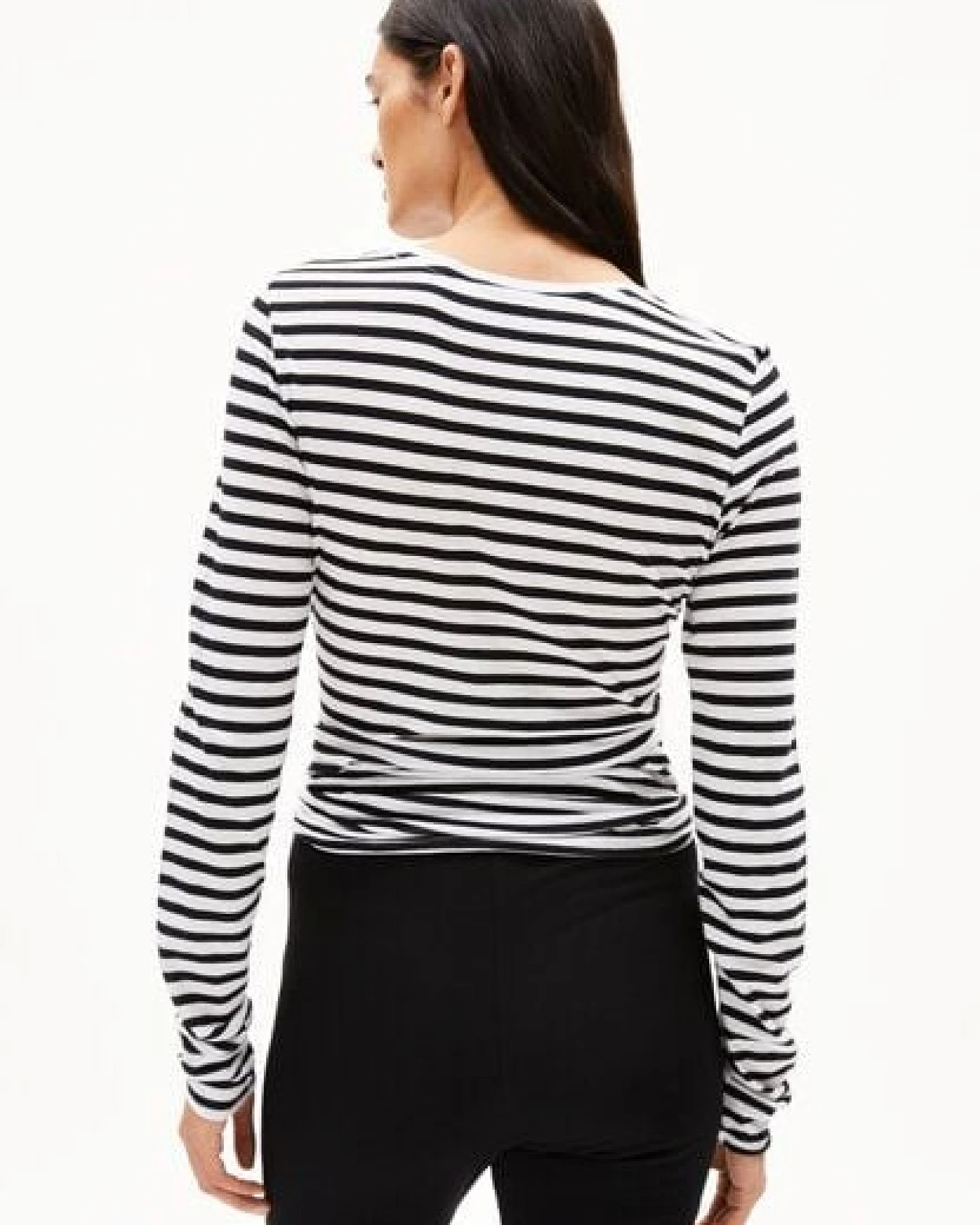 ARMEDANGELS EINIAARA STRIPES Damen Longsleeve aus Bio-Baumwolle – Ansicht 2