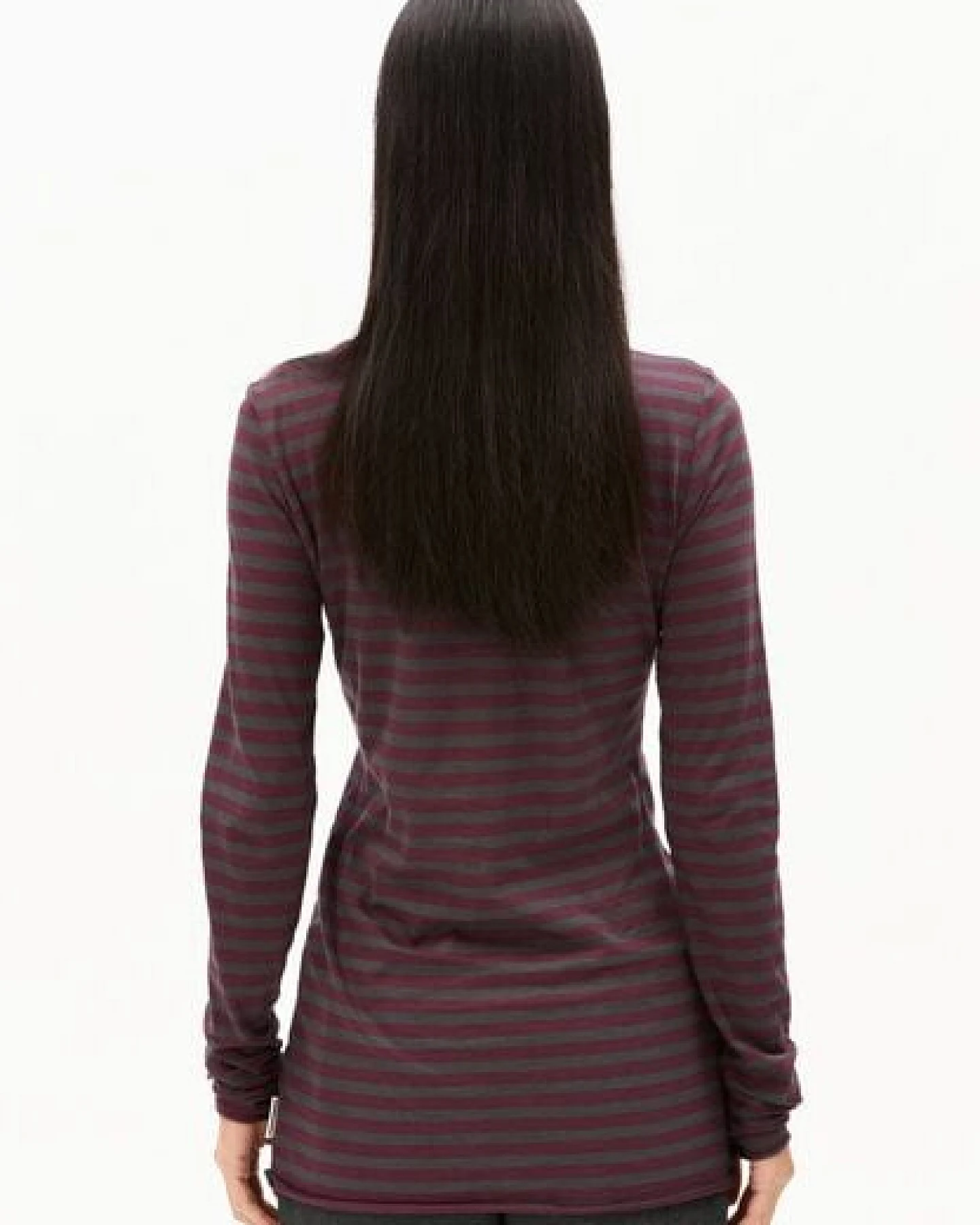 ARMEDANGELS EINIAARA STRIPES Damen Longsleeve aus Bio-Baumwolle – Ansicht 2