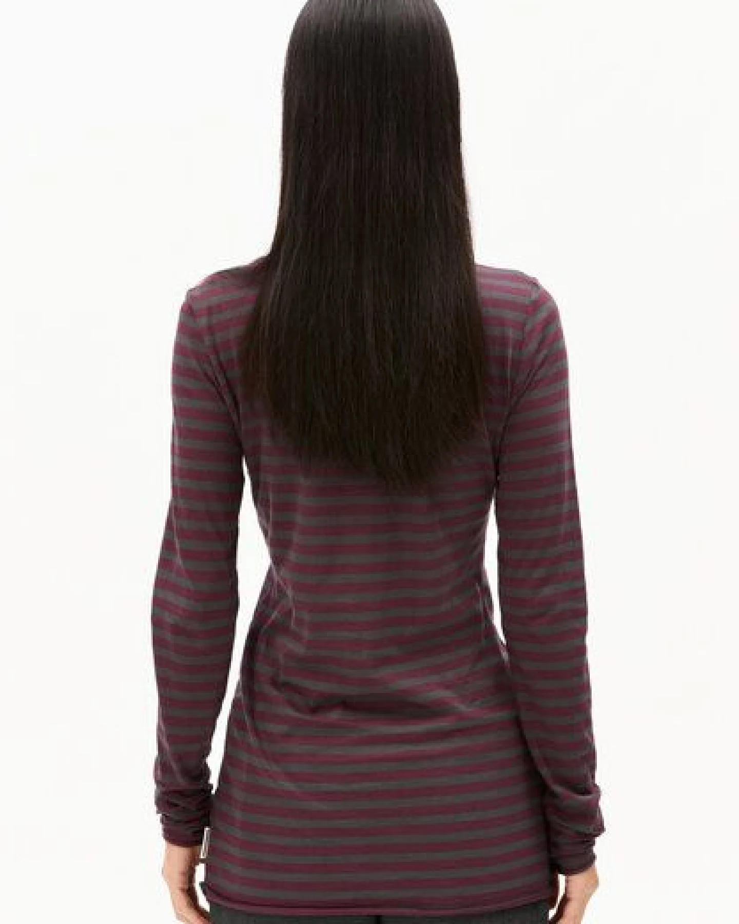 ARMEDANGELS EINIAARA STRIPES Damen Longsleeve aus Bio-Baumwolle – Ansicht 2
