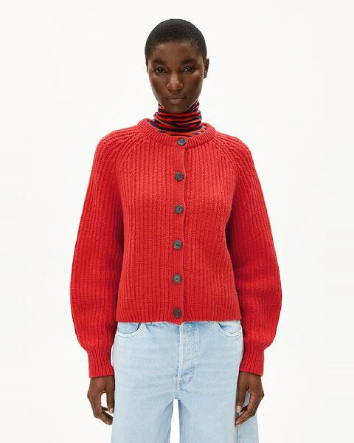 ARMEDANGELS SELMAA Damen Strickjacke aus Bio-Woll Mix