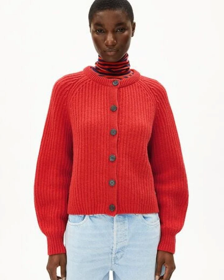ARMEDANGELS SELMAA Damen Strickjacke aus Bio-Woll Mix