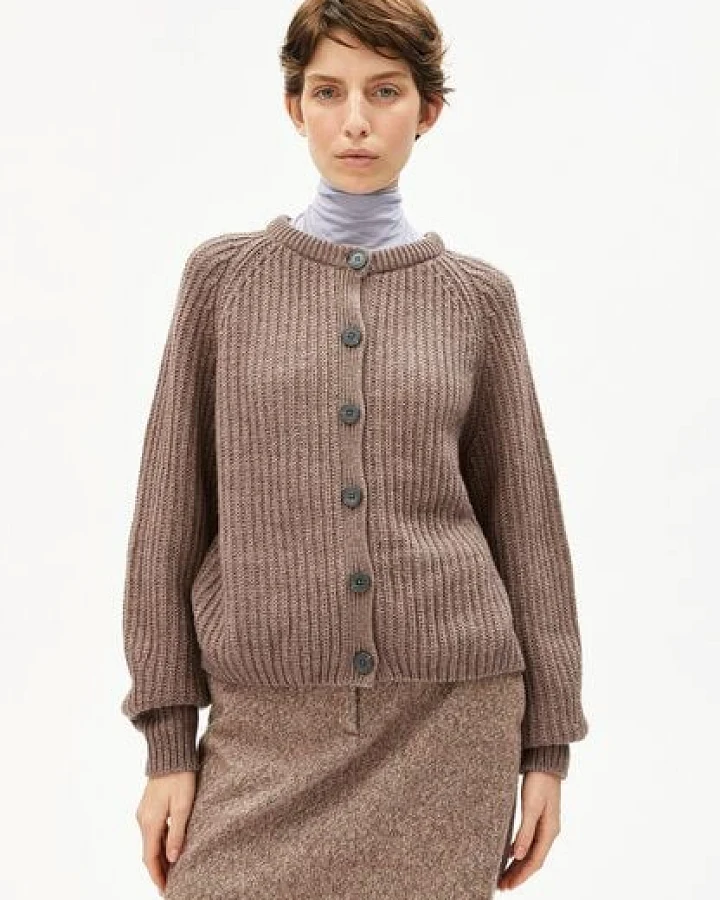 ARMEDANGELS SELMAA Damen Strickjacke aus Bio-Woll Mix
