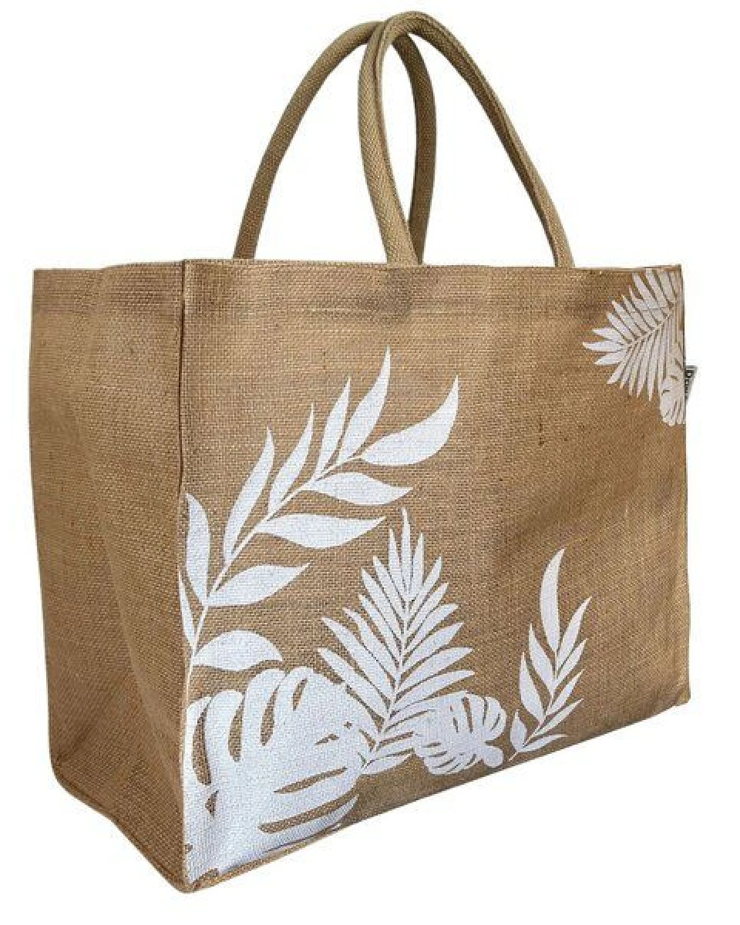 Domelo große Jute Einkaufskorb, Vegane Einkaufstasche nachhaltige Handtasche/ Shopper – Ansicht 4