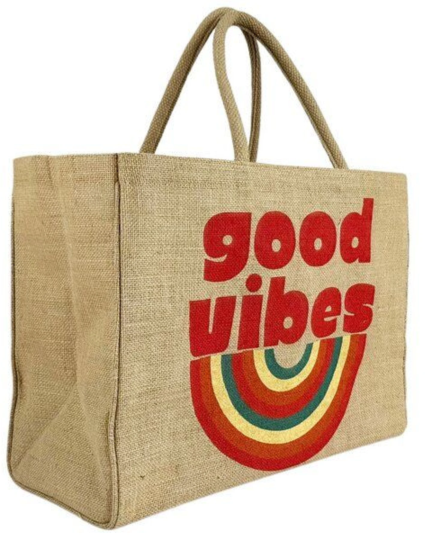 Domelo große Jute Einkaufskorb, Vegane Einkaufstasche nachhaltige Handtasche/ Shopper – Ansicht 4