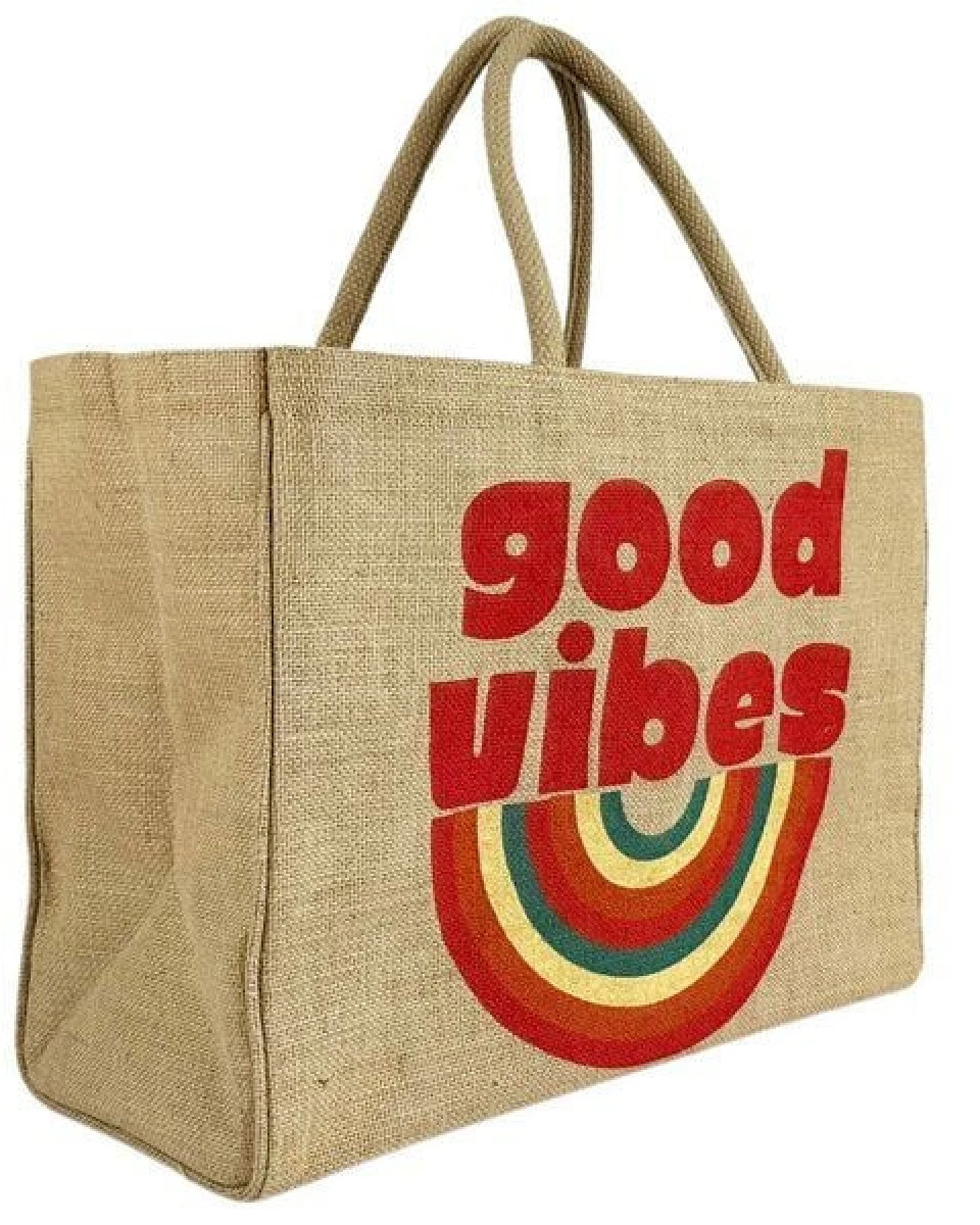 Domelo große Jute Einkaufskorb, Vegane Einkaufstasche nachhaltige Handtasche/ Shopper – Ansicht 4