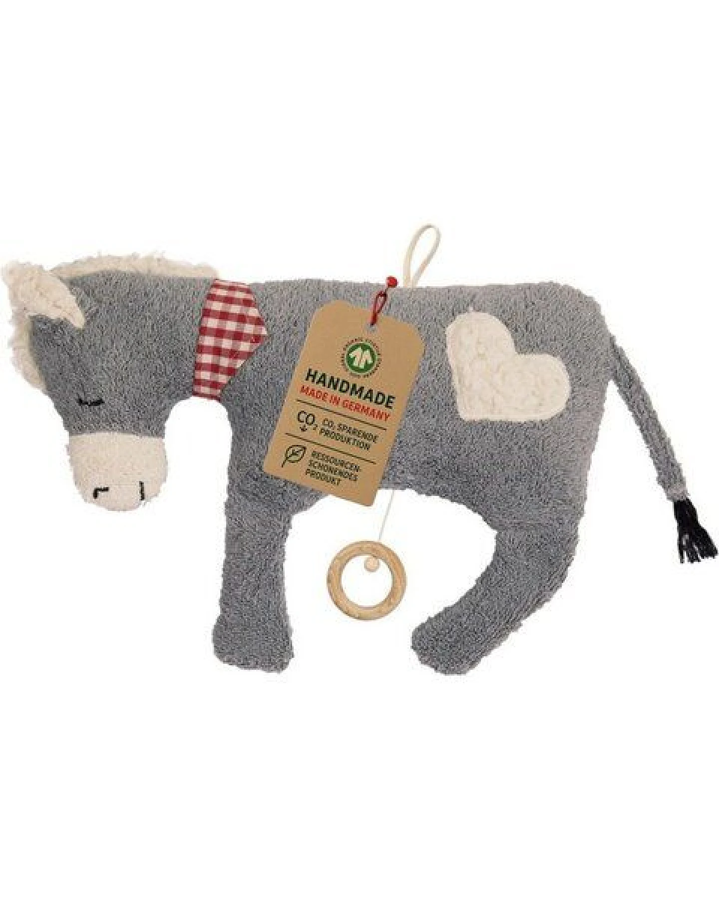 Efie Spieluhr Esel, Herz Applikation, 100% Made in Germany – Ansicht 2