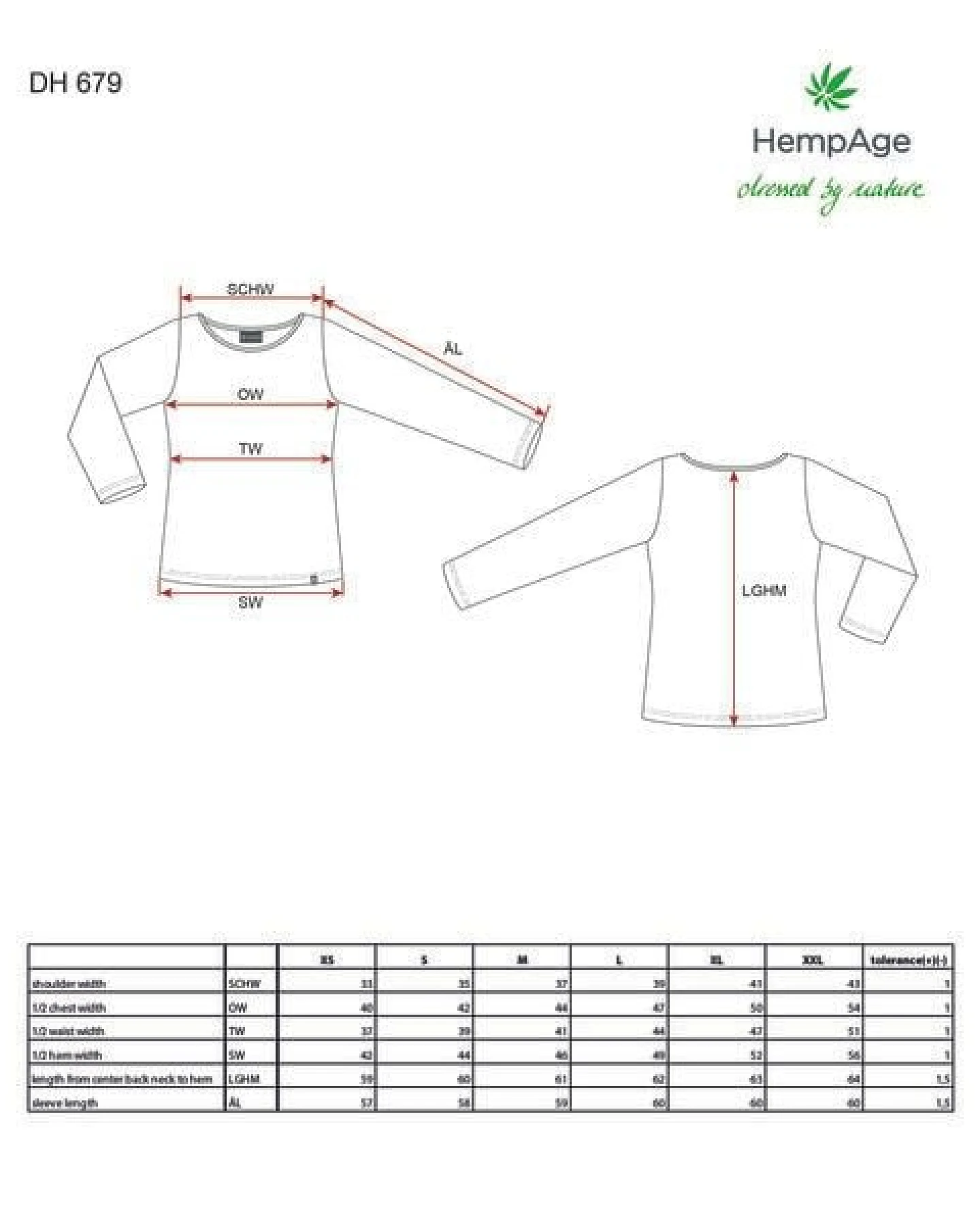 HempAge Gestreiftes Langarm Shirt Hanf/Biobaumwolle – Ansicht 2