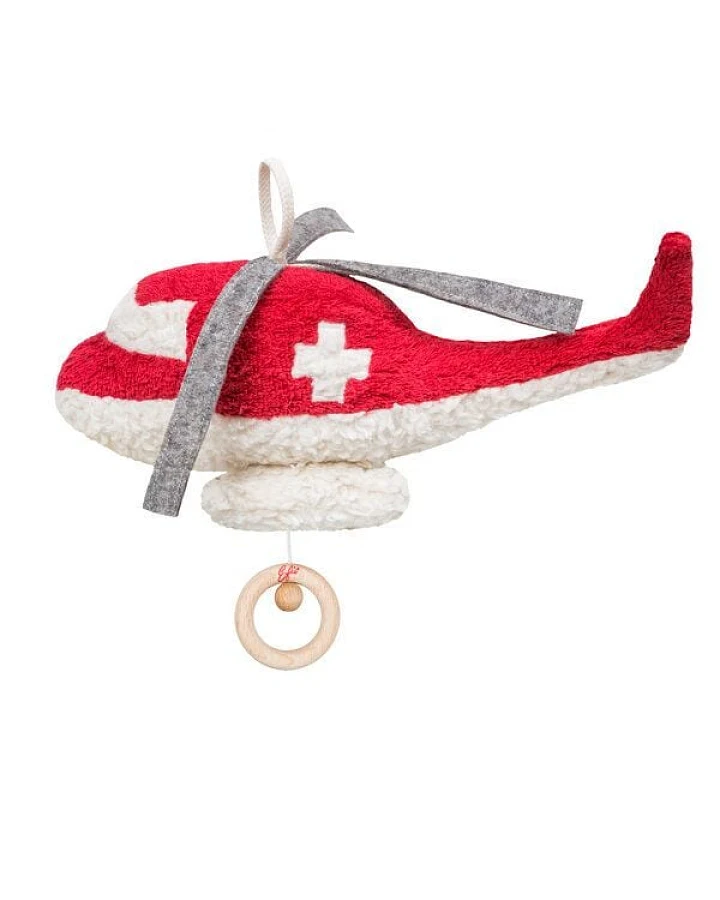 Efie Spieluhr Hubschrauber, kbA (organic), Made in Germany