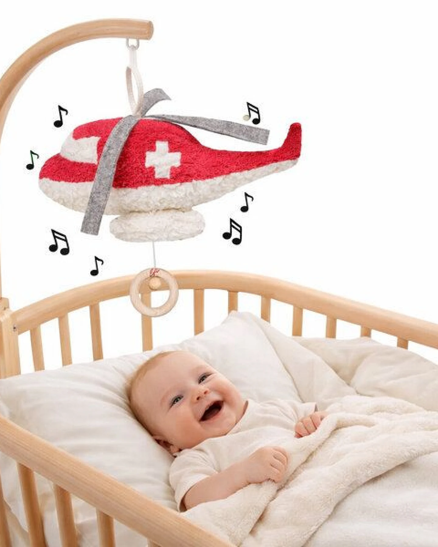 Efie Spieluhr Hubschrauber, kbA (organic), Made in Germany – Ansicht 2