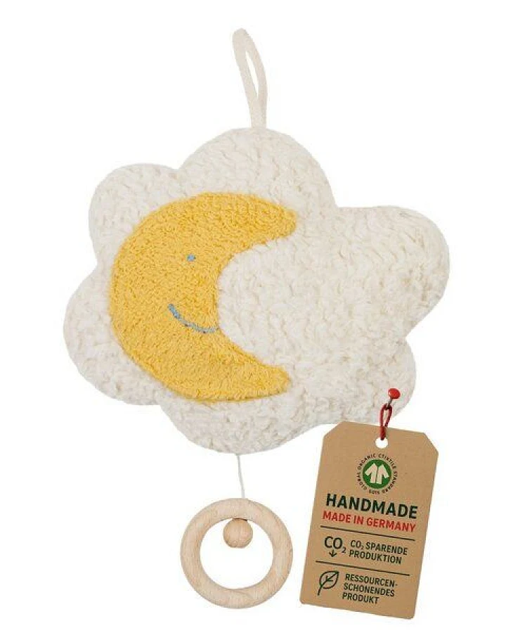 Efie Spieluhr Mond auf Wolke, kbA(organic), Made in Germany