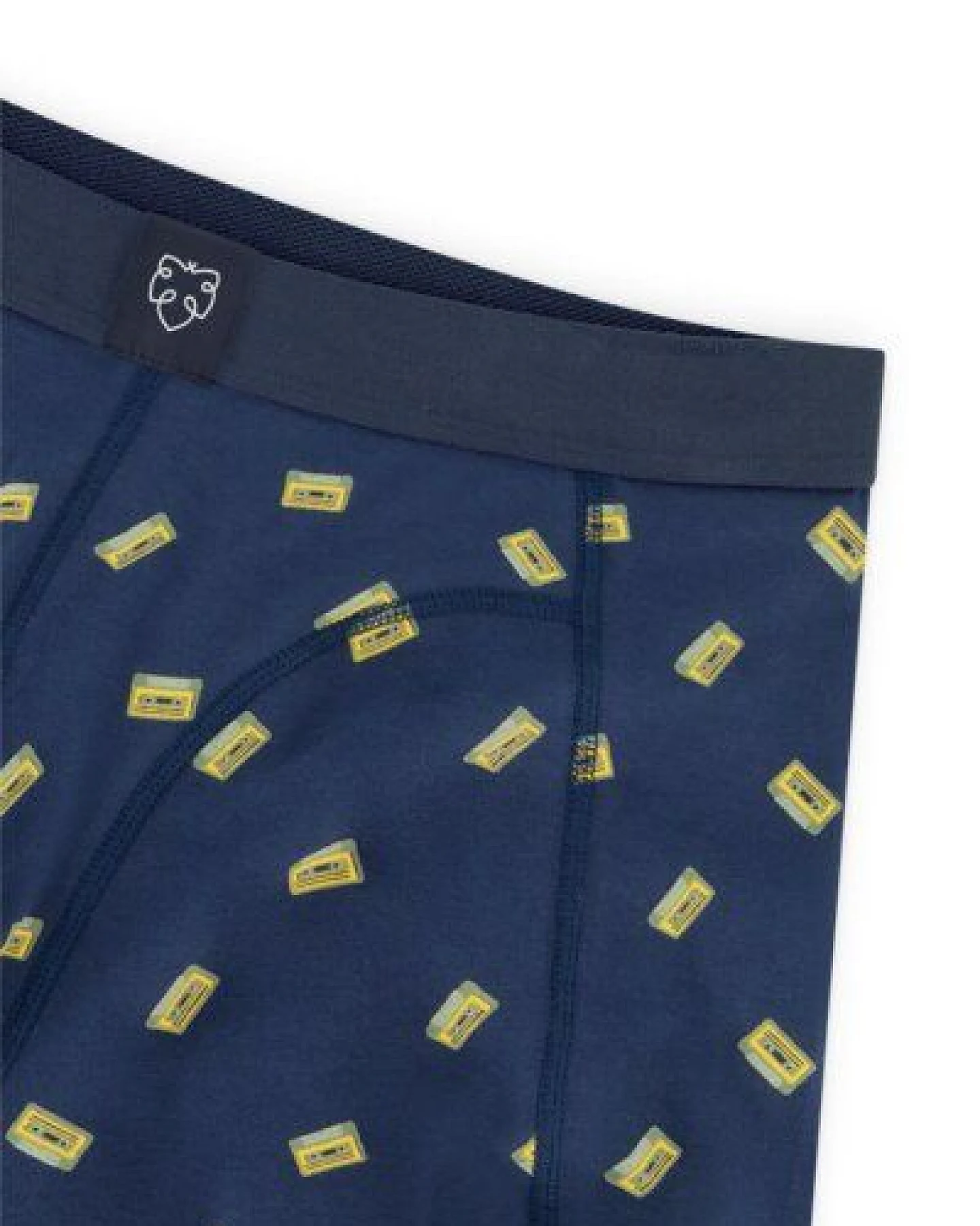A-Dam Blaue Boxer-Briefs Casette Tape – Ansicht 3
