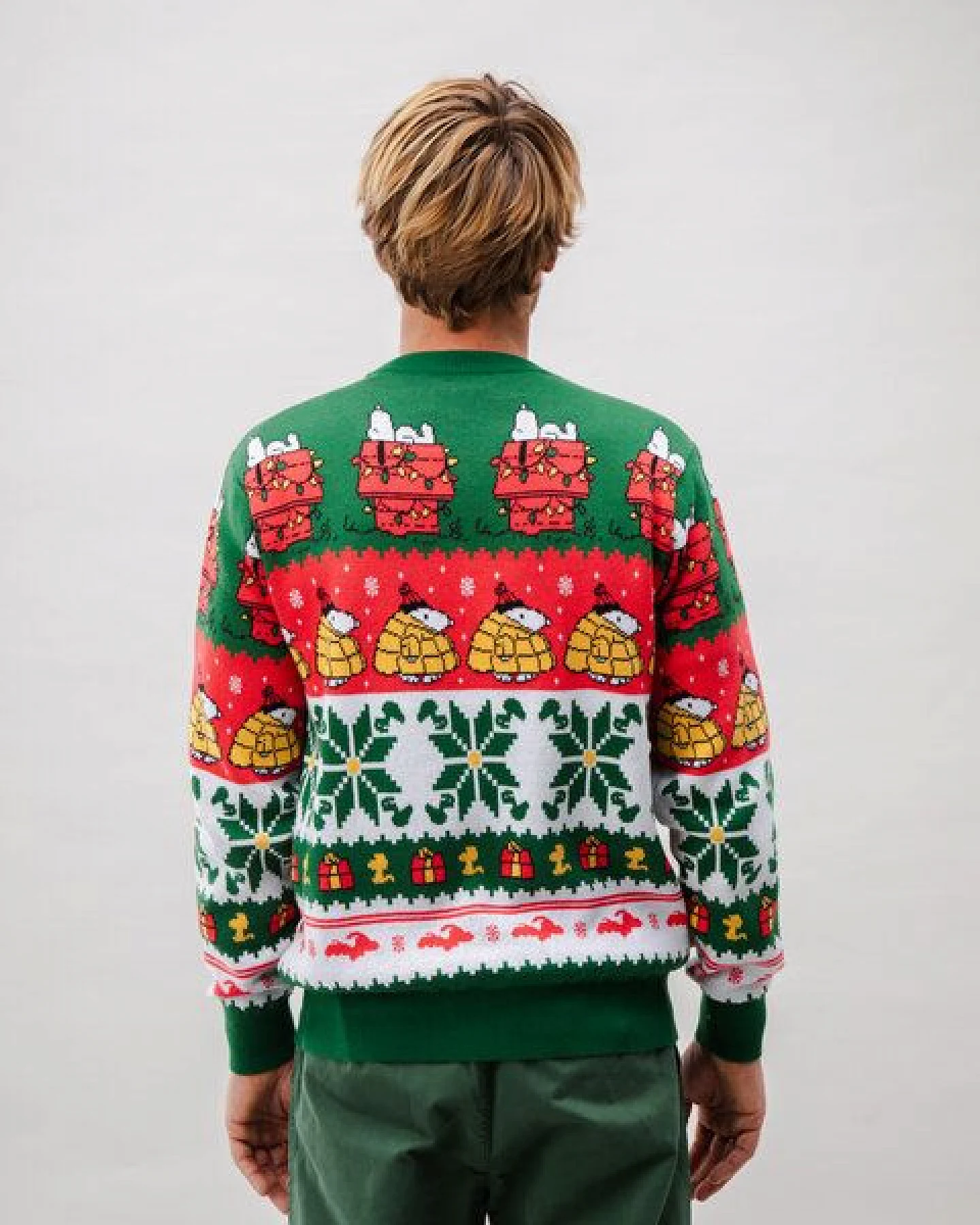 Brava Fabrics Strickpullover Peanuts Xmas Multicolor – Ansicht 3