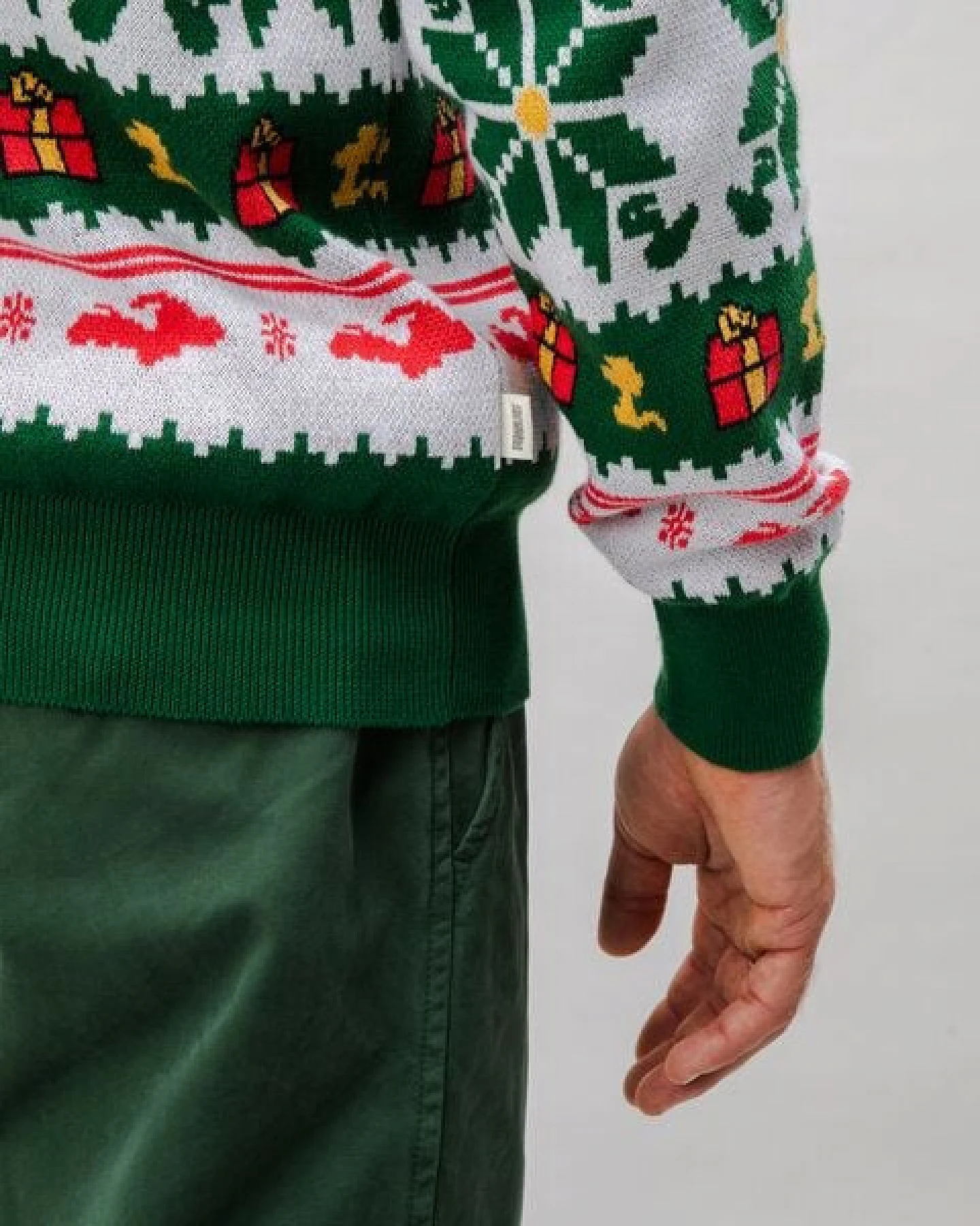 Brava Fabrics Strickpullover Peanuts Xmas Multicolor – Ansicht 3