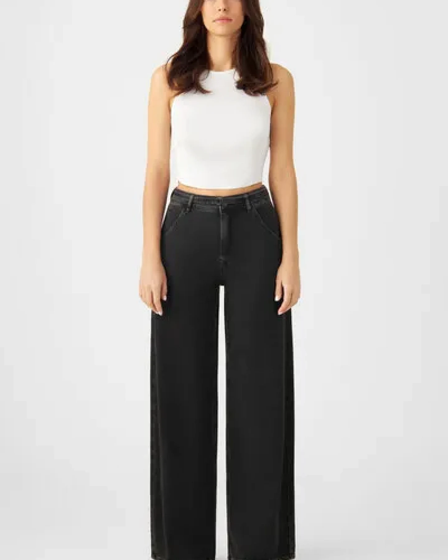 DAWN Jeans BLINK High Waist Black Denim – Ansicht 2