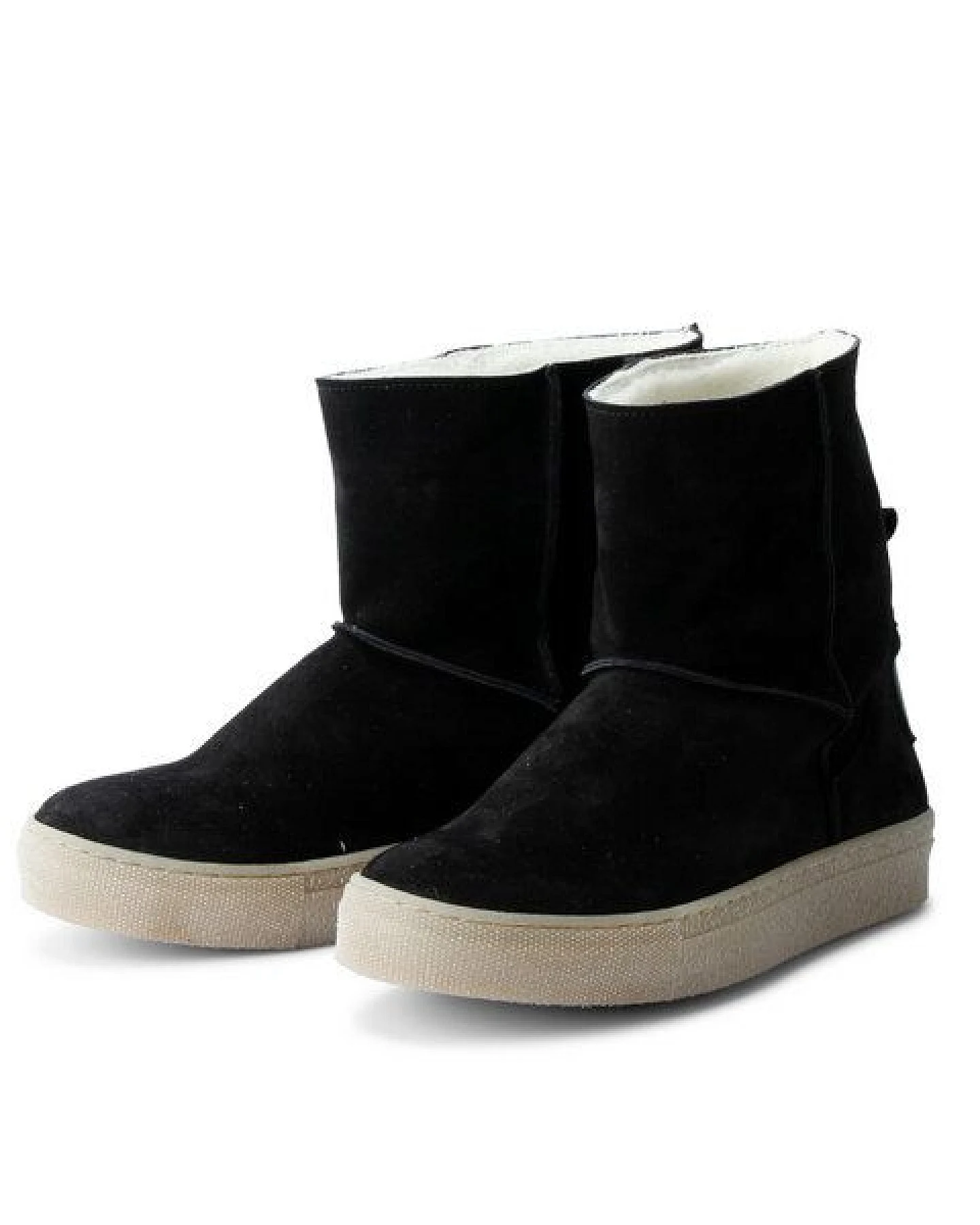 Grand Step Shoes Leder-Boots Nicki Suede black – Ansicht 4