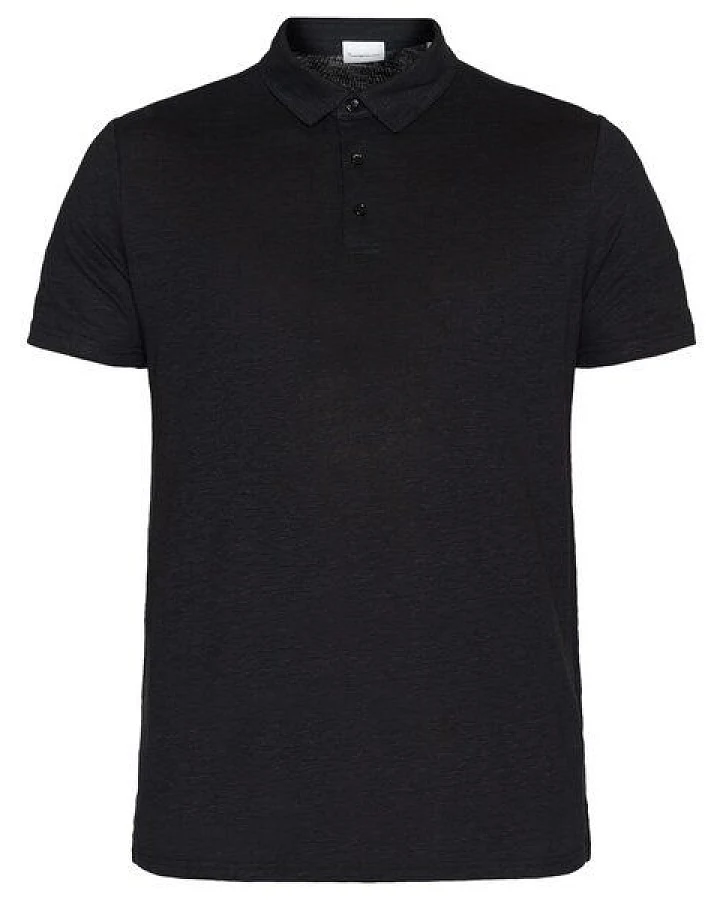 KnowledgeCotton Apparel Leinen Polo-Shirt
