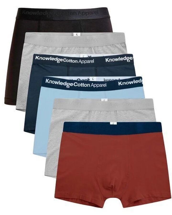 KnowledgeCotton Apparel Unterhosen im 6er-Pack