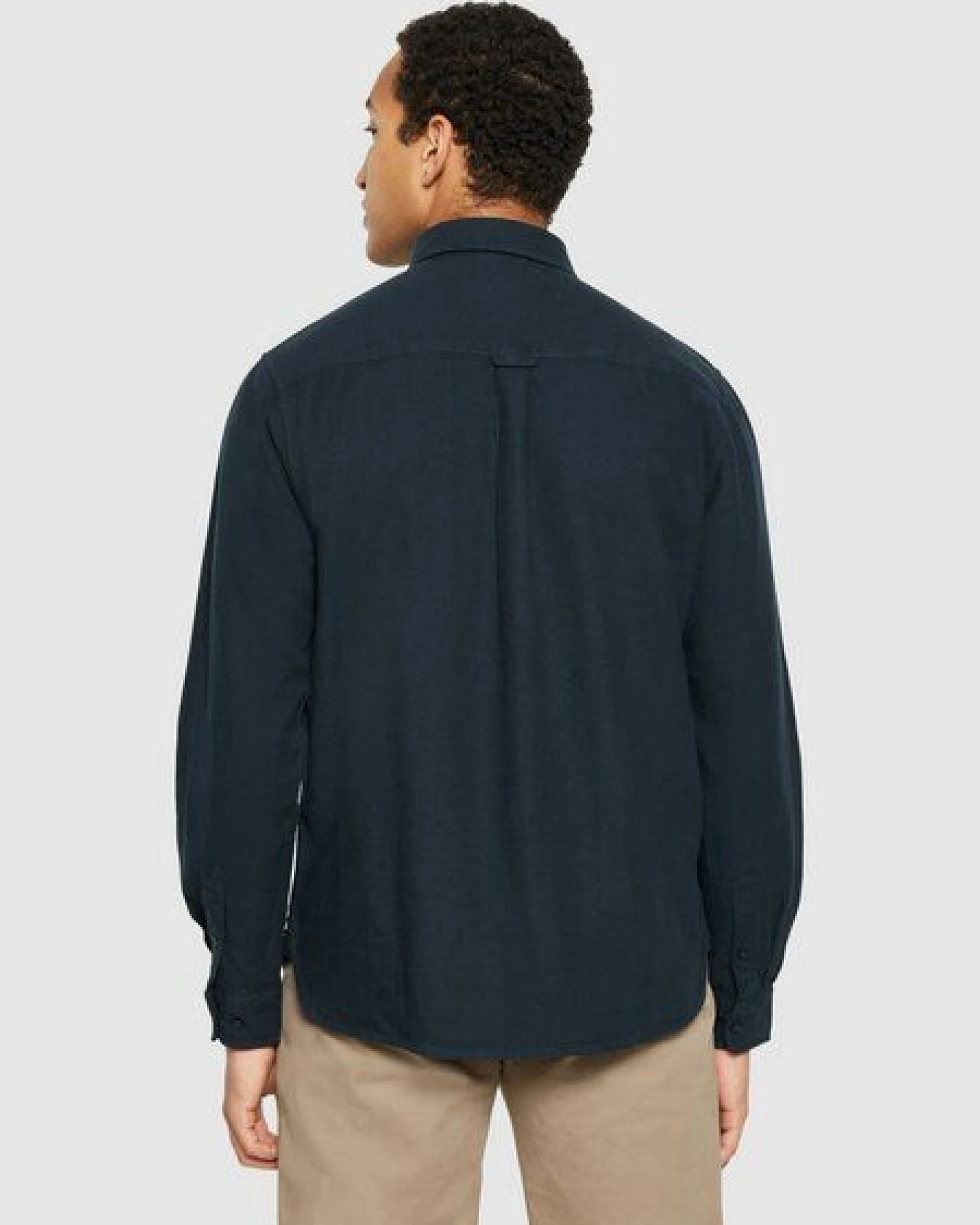 KnowledgeCotton Apparel Flanell-Hemd Regular Fit Heavy Twill – Ansicht 3