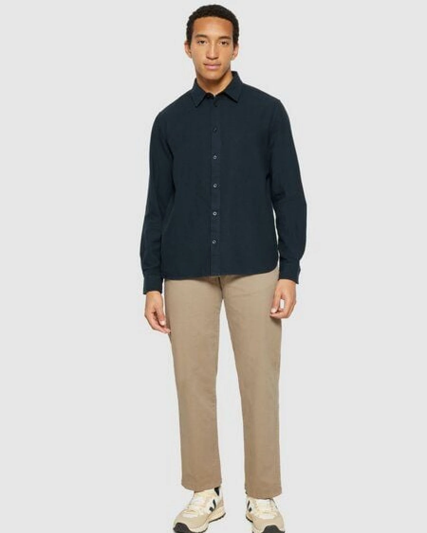 KnowledgeCotton Apparel Flanell-Hemd Regular Fit Heavy Twill – Ansicht 4