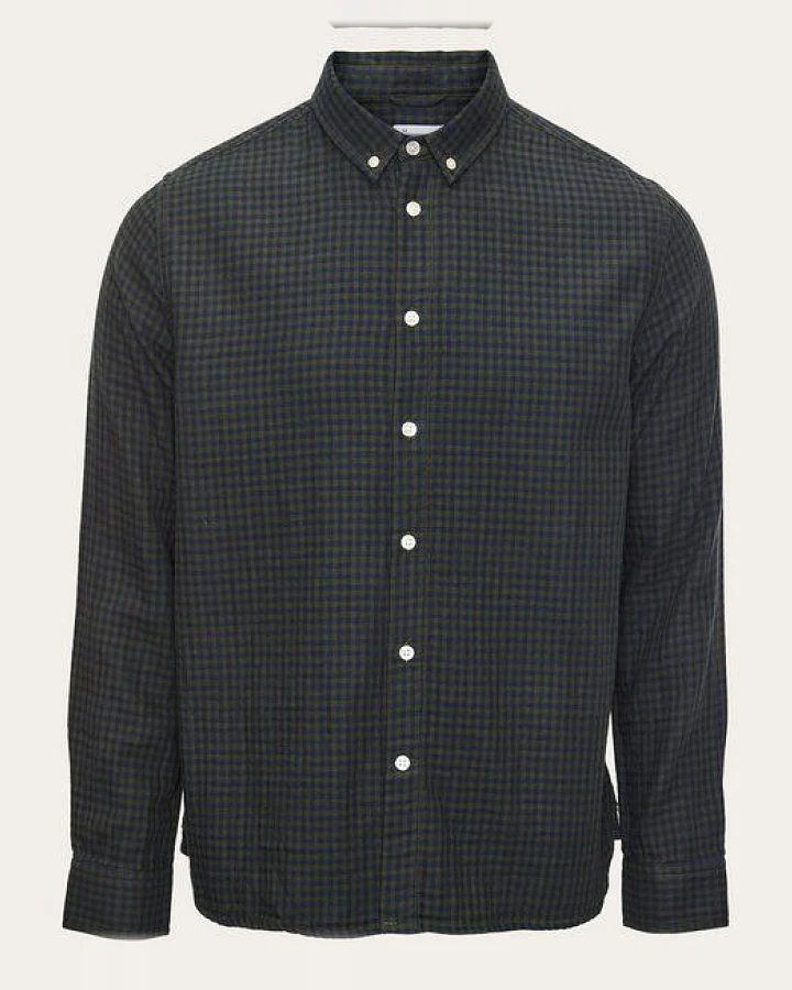KnowledgeCotton Apparel Karo-Hemd Regular Fit