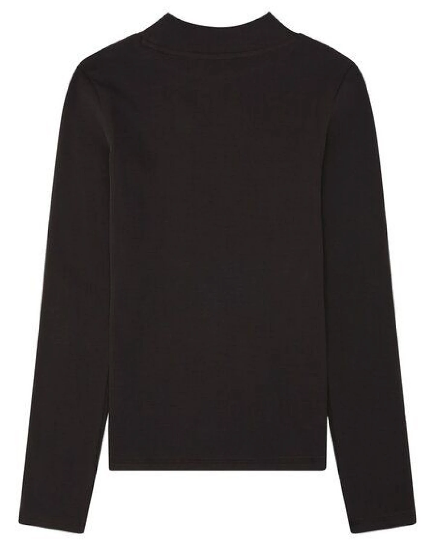 KnowledgeCotton Apparel Ripp-Longsleeve High Neck – Ansicht 2